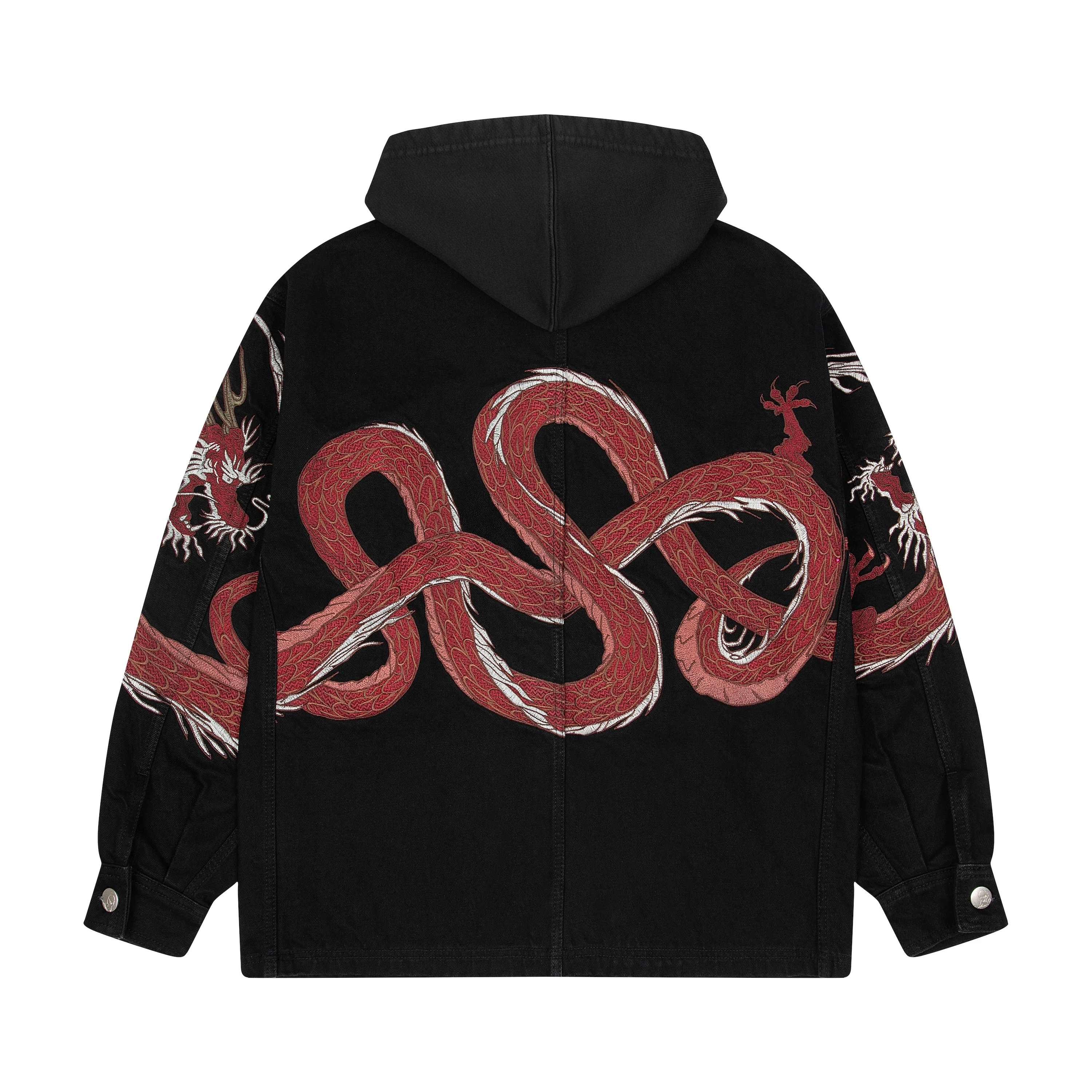 "yakuza" denim Jacket black