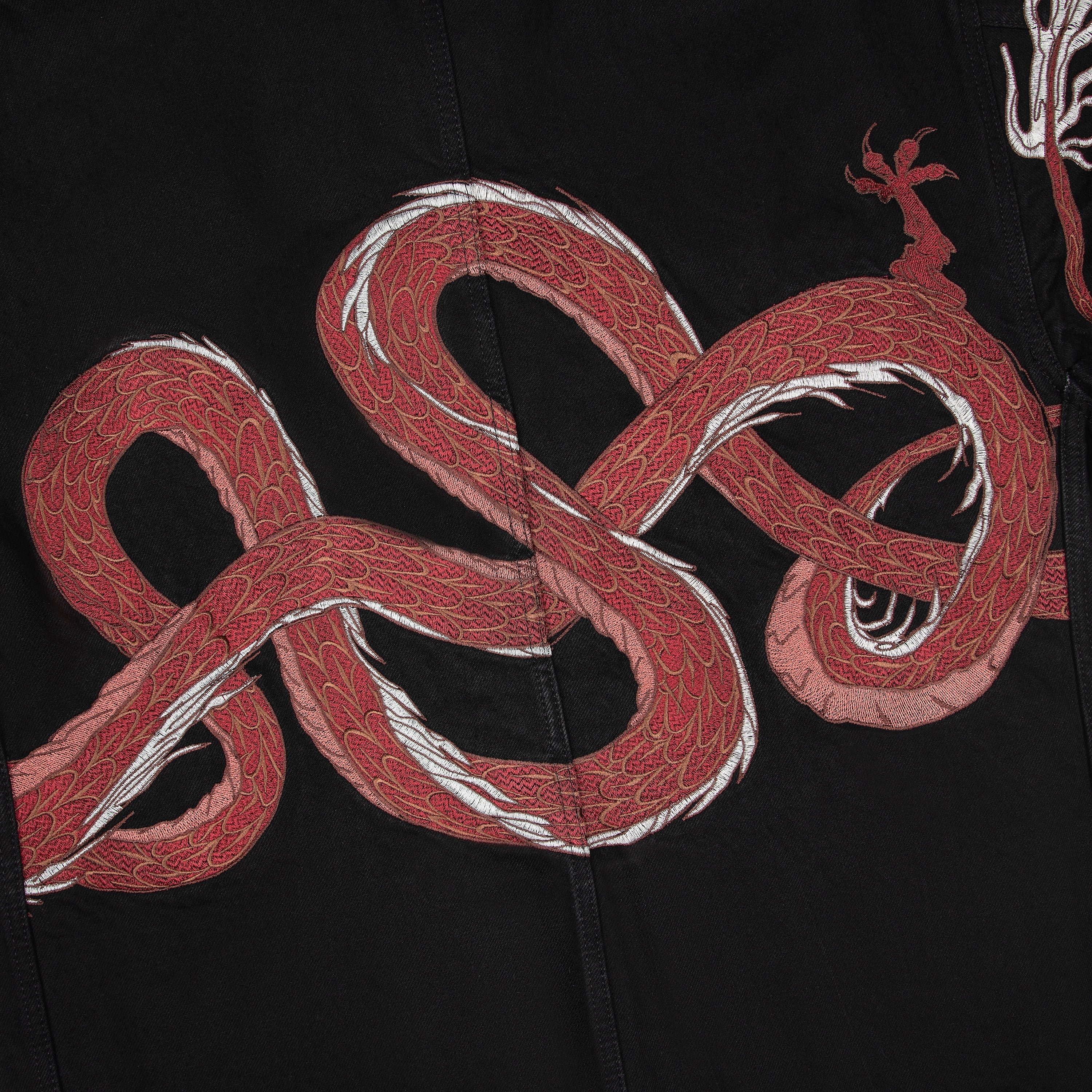 "yakuza" denim Jacket black - Image 5