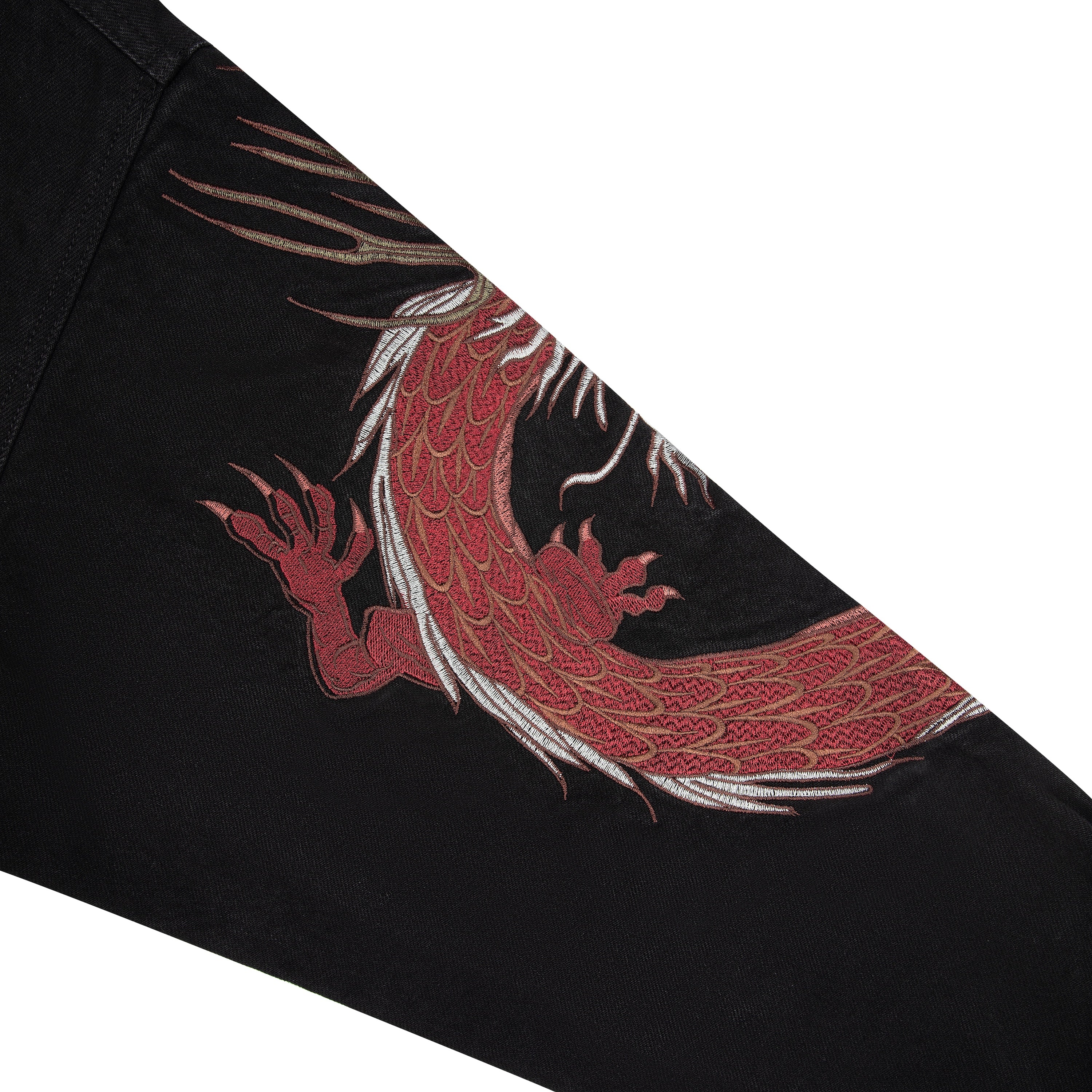 "yakuza" denim Jacket black - Image 6