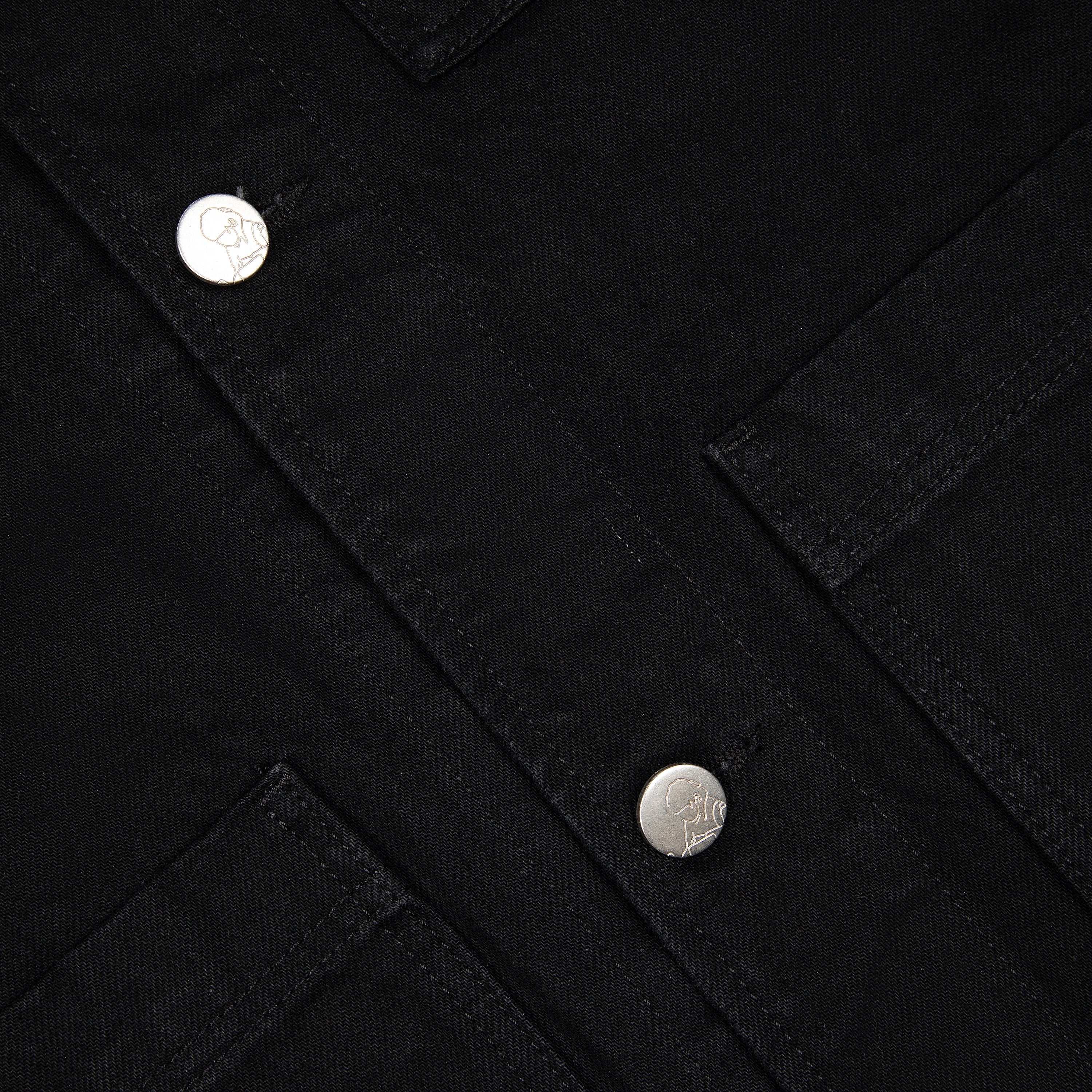 "yakuza" denim Jacket black - Image 7