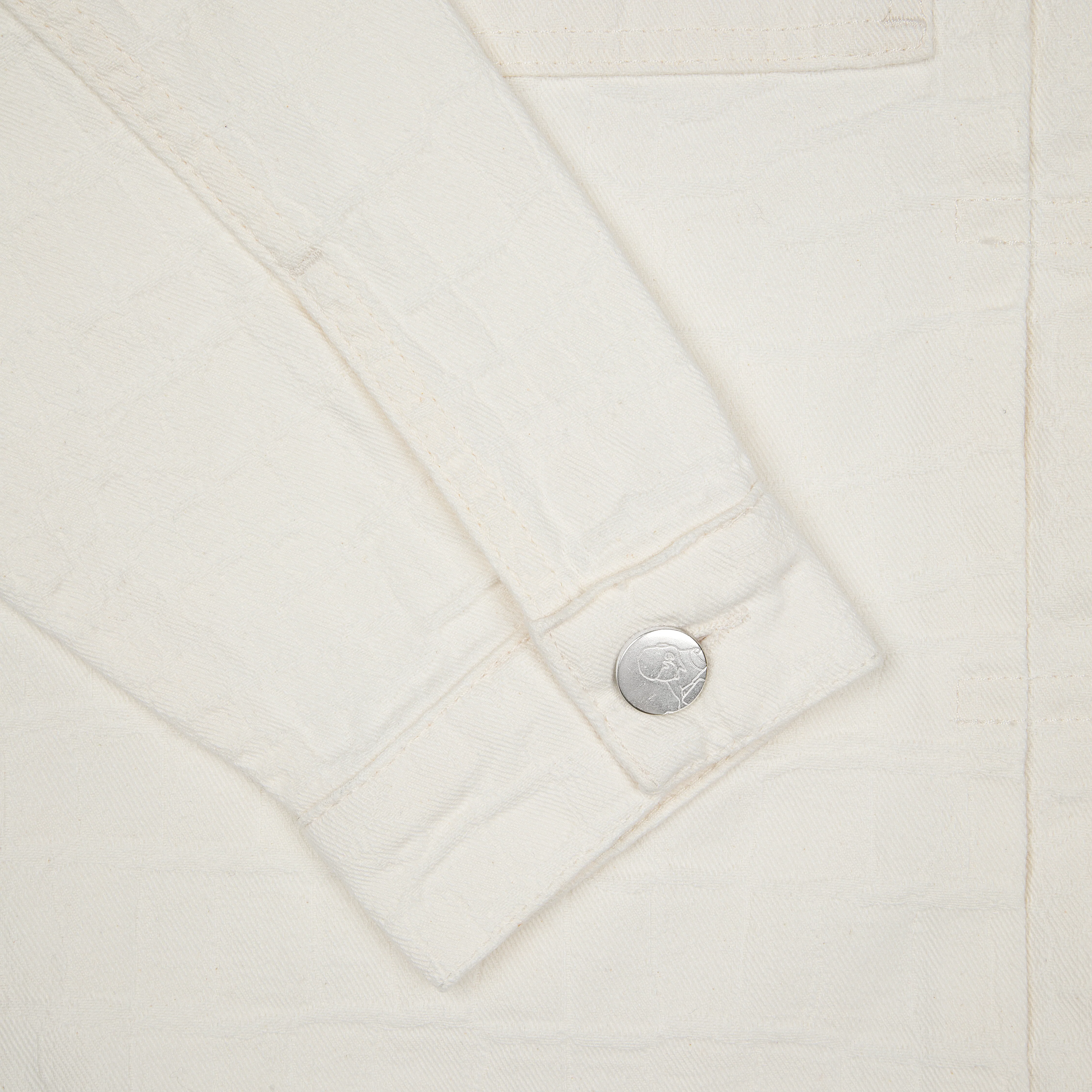"yakuza" denim Jacket off white - Image 10