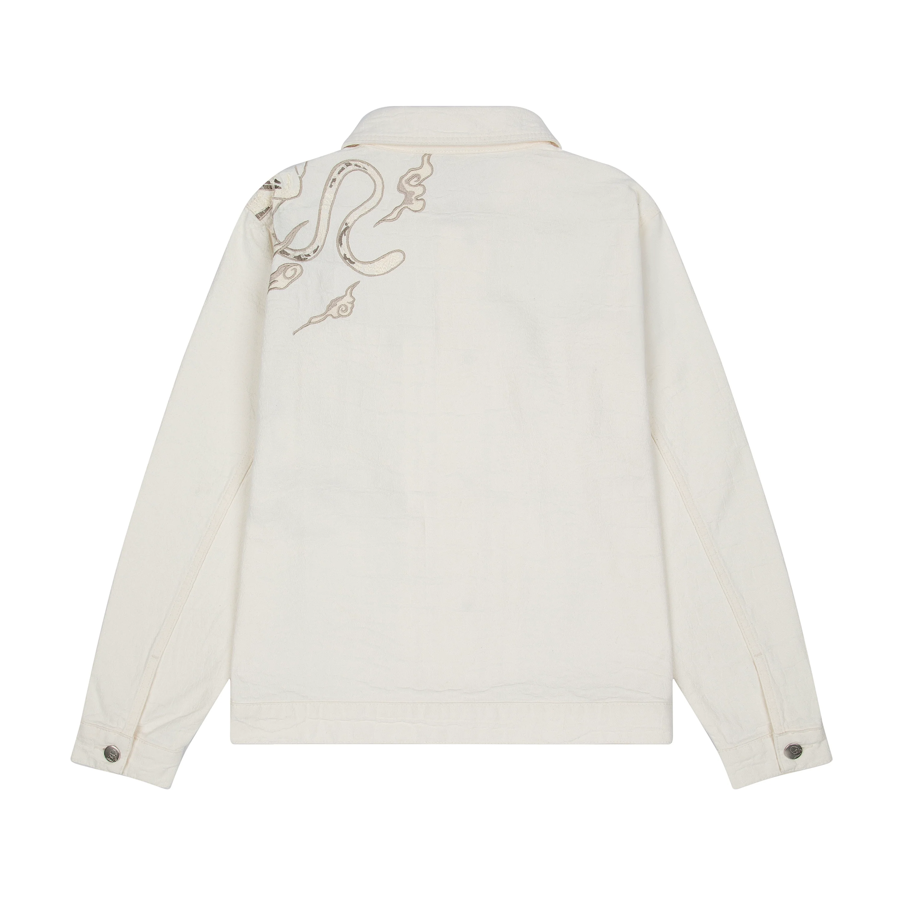 "yakuza" denim Jacket off white - Image 2