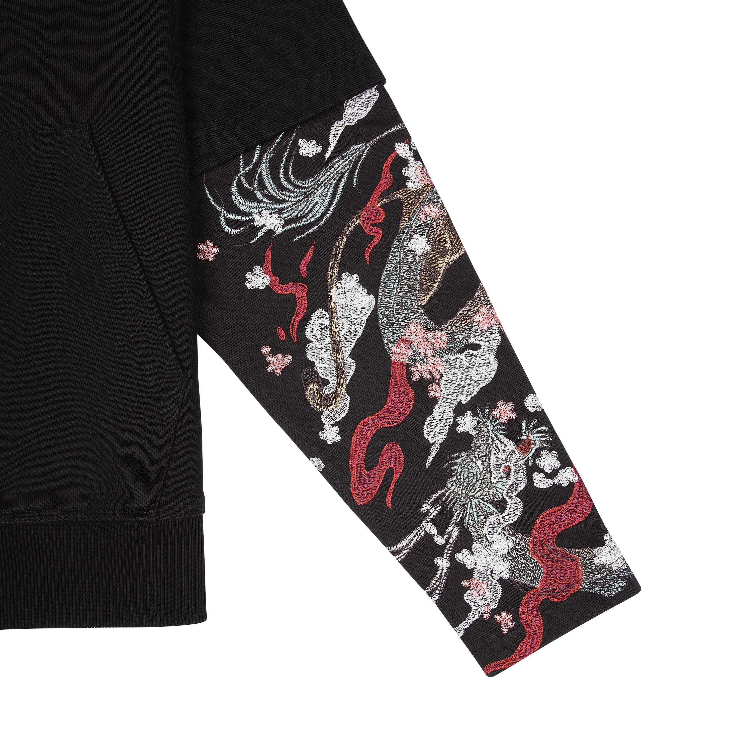 "yakuza" double sleeve Hoodie - Image 6