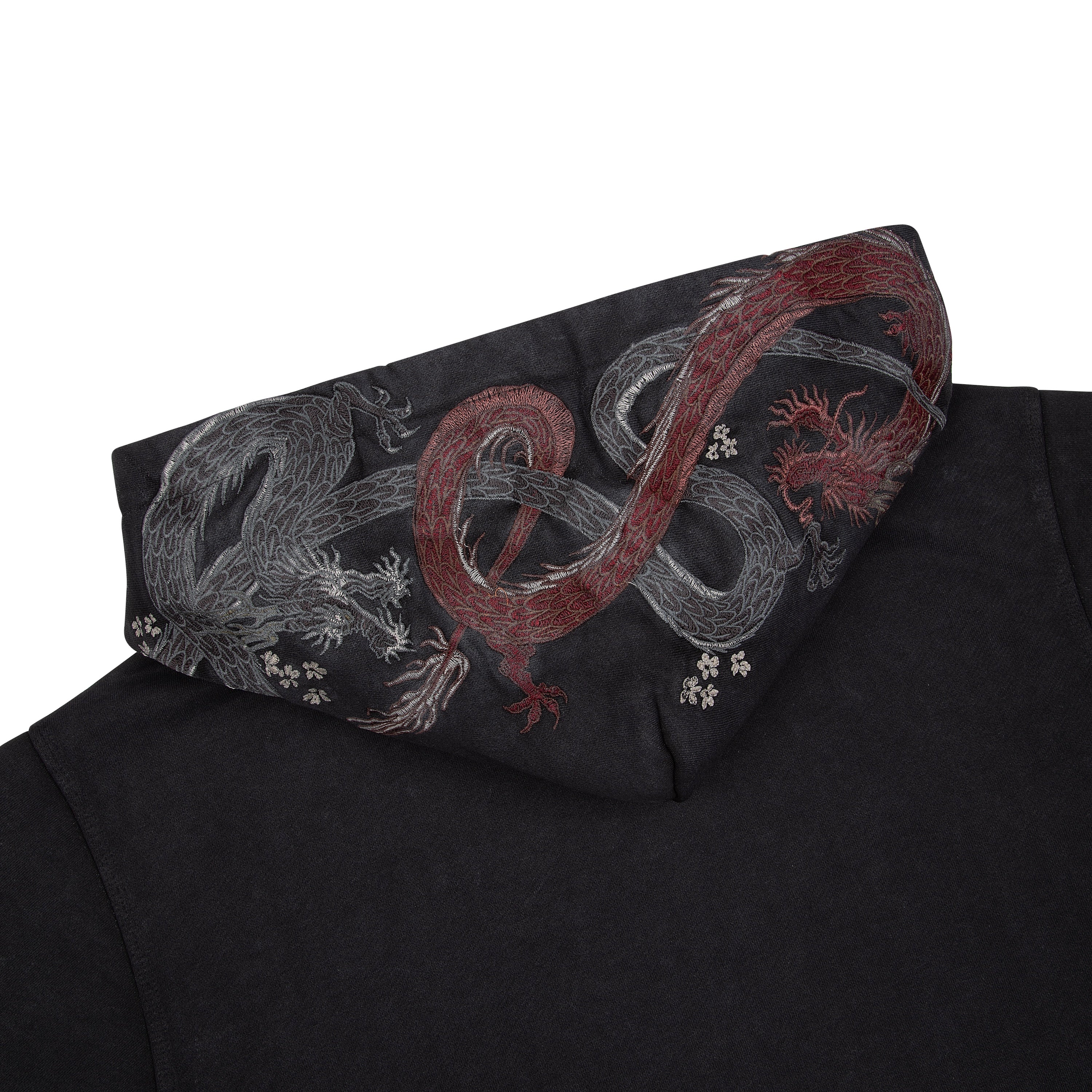 "yakuza" Hoodie black 02 - Image 5