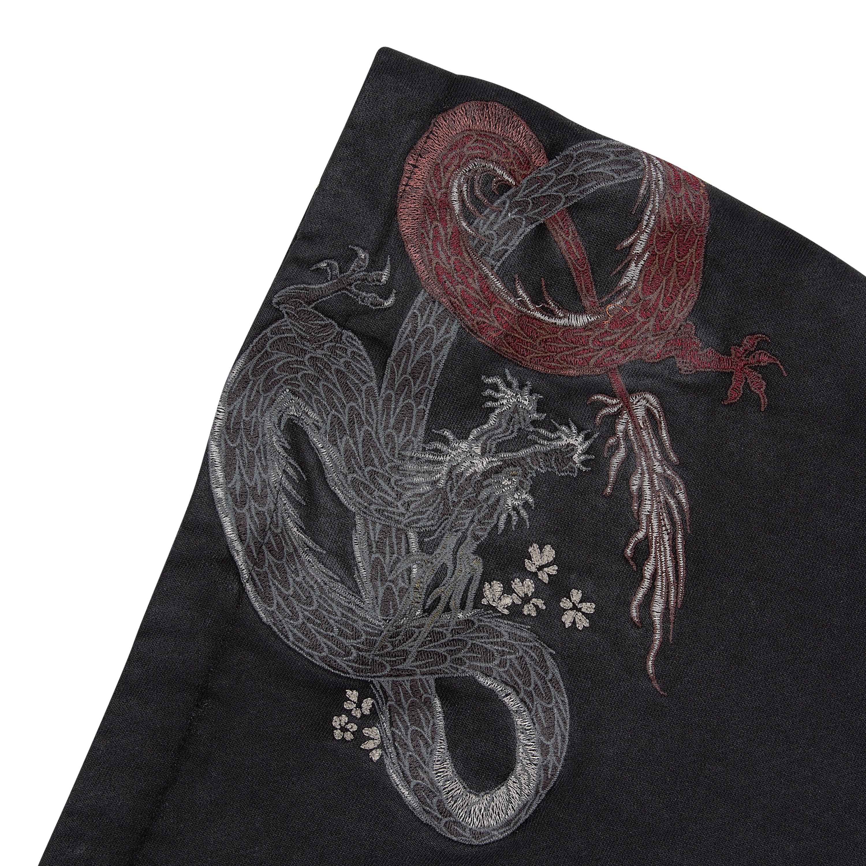 "yakuza" Hoodie black 02 - Image 7