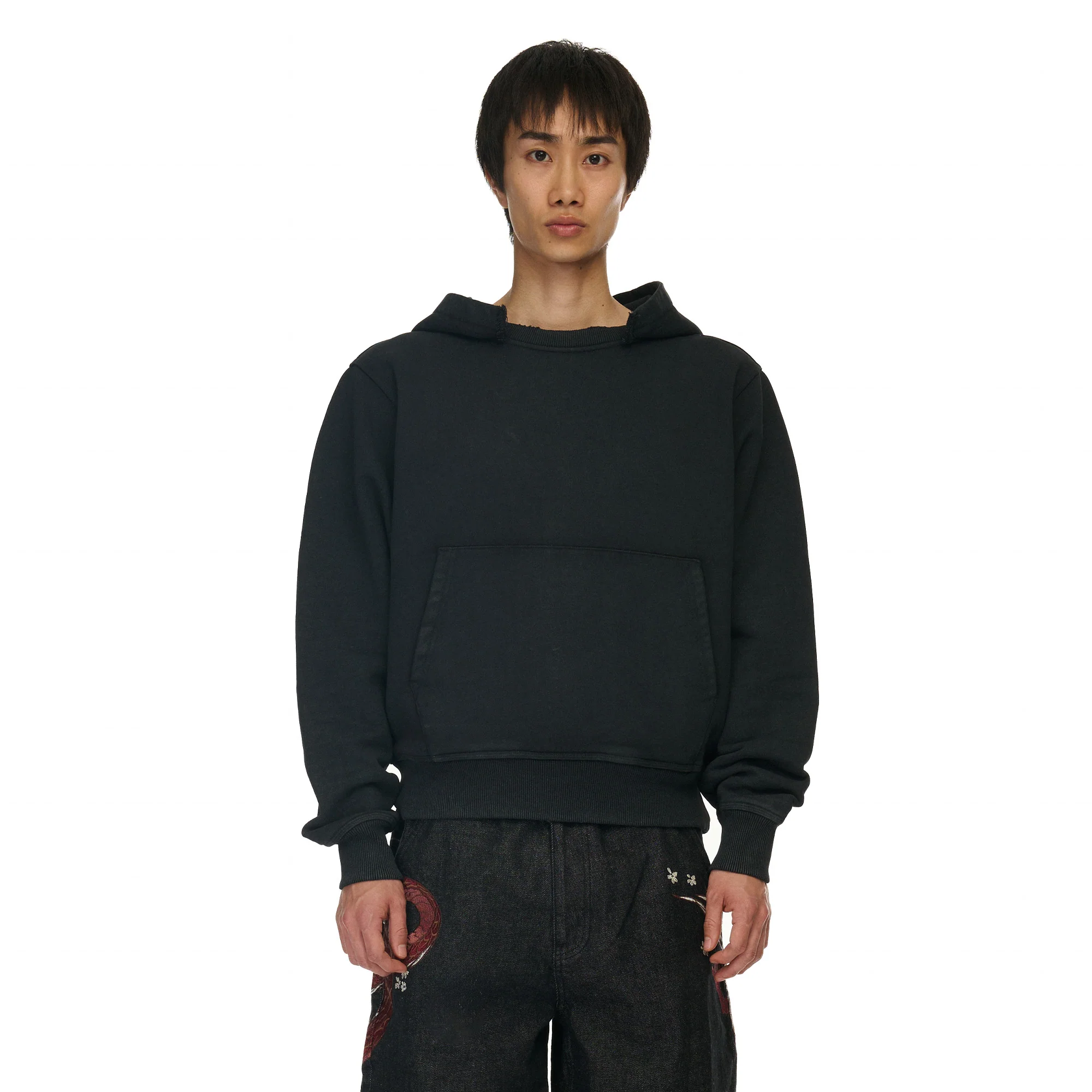 "yakuza" Hoodie black 02 - Image 8