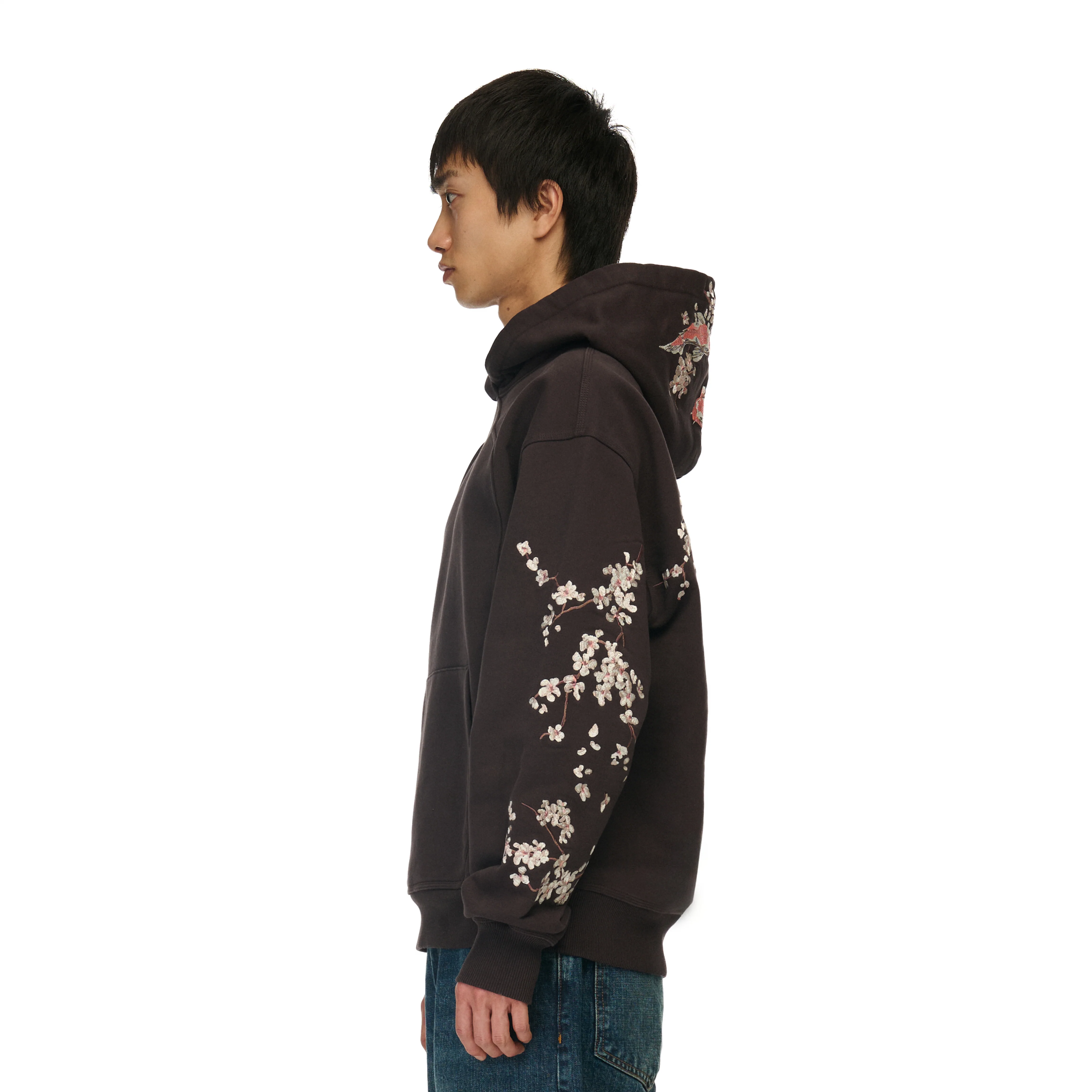 "yakuza" Hoodie brown - Image 11
