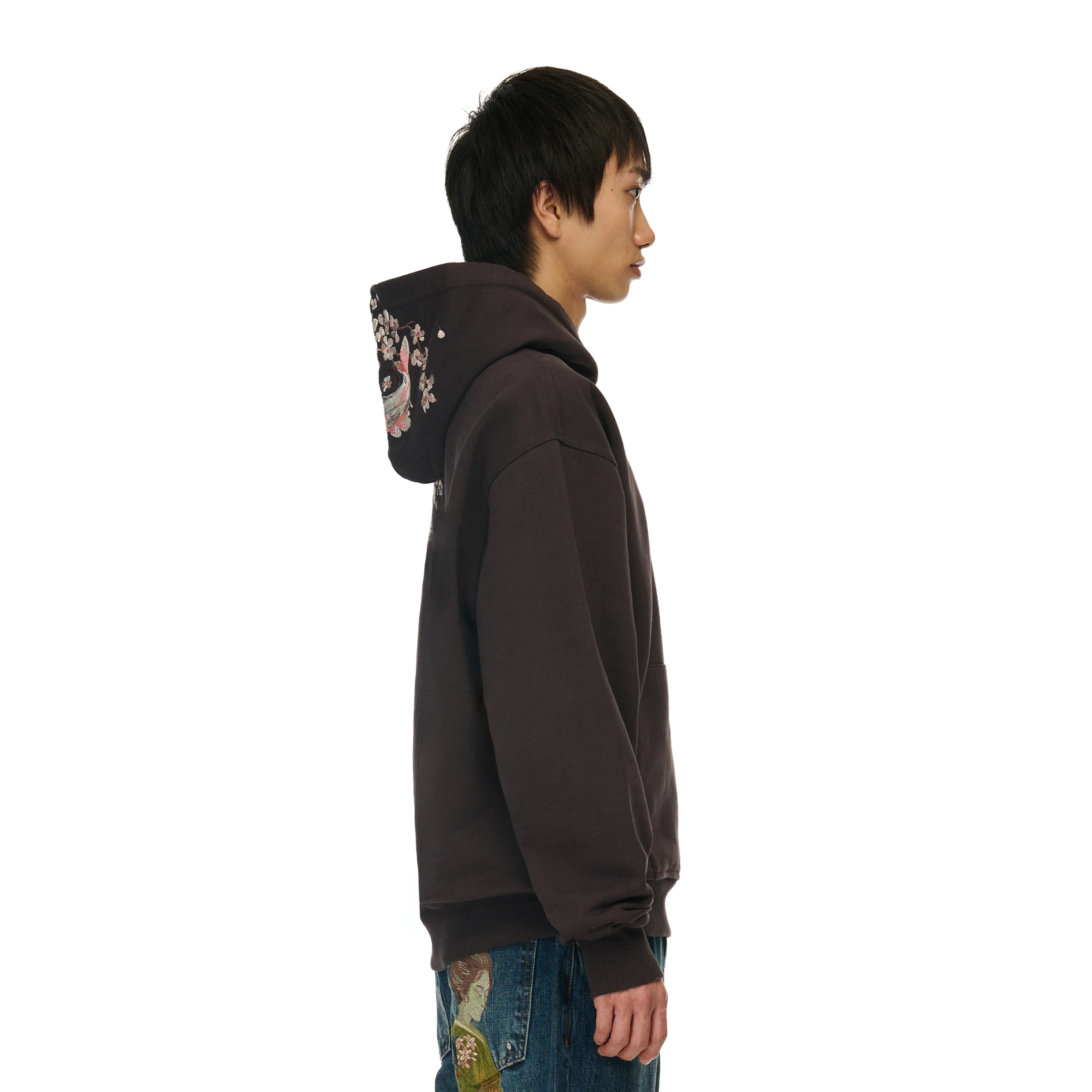 "yakuza" Hoodie brown - Image 13