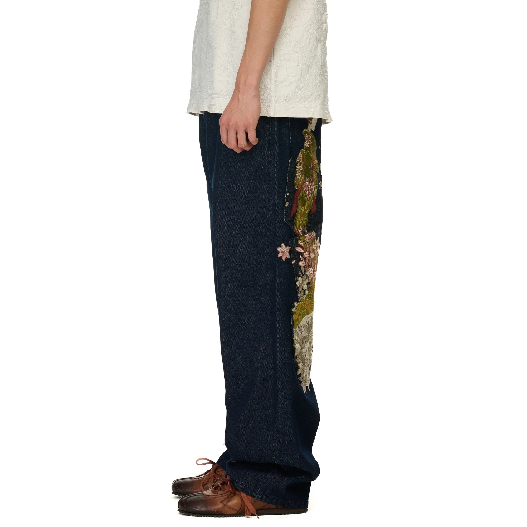 "yakuza" indigo raw Denim - Image 10