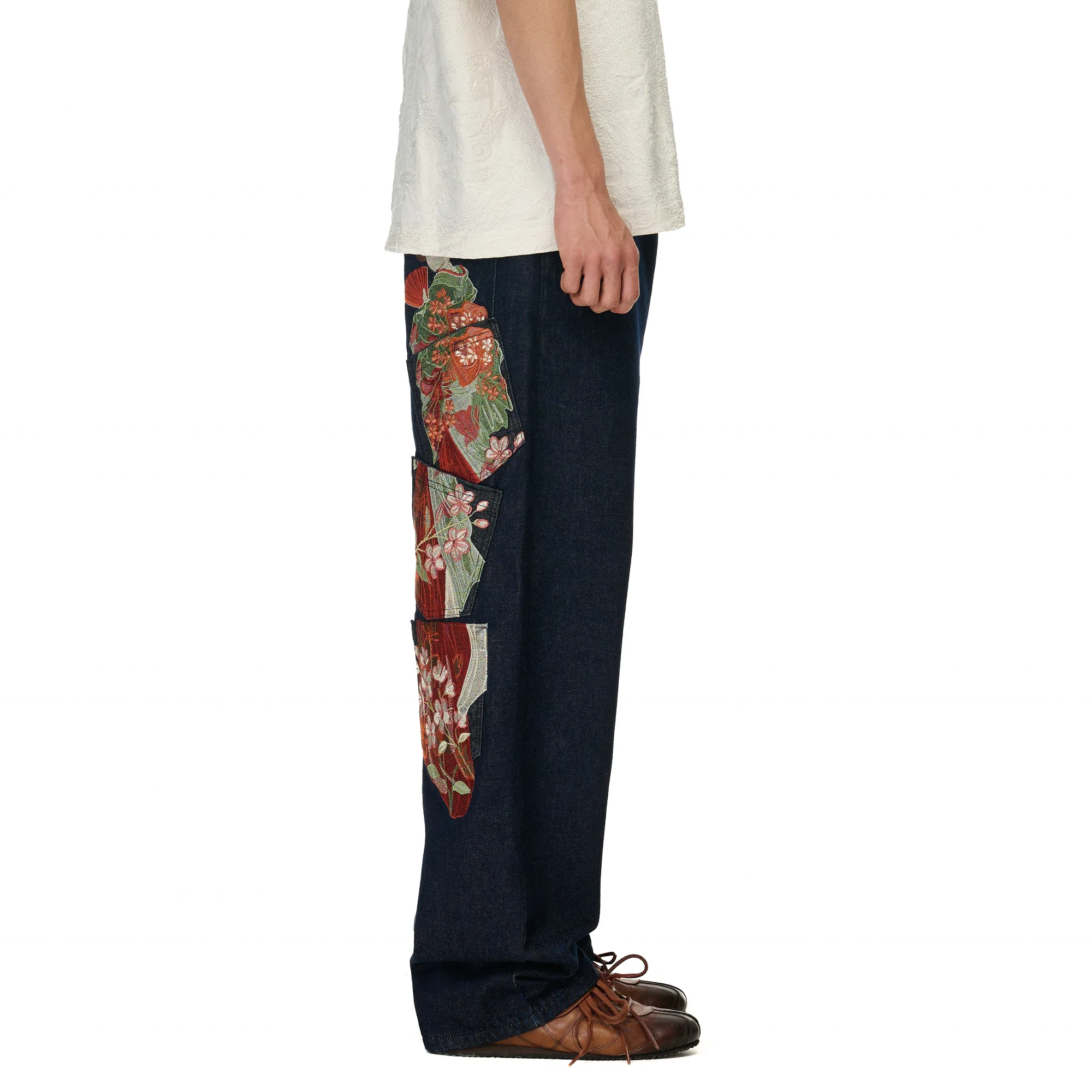 "yakuza" indigo raw Denim - Image 12