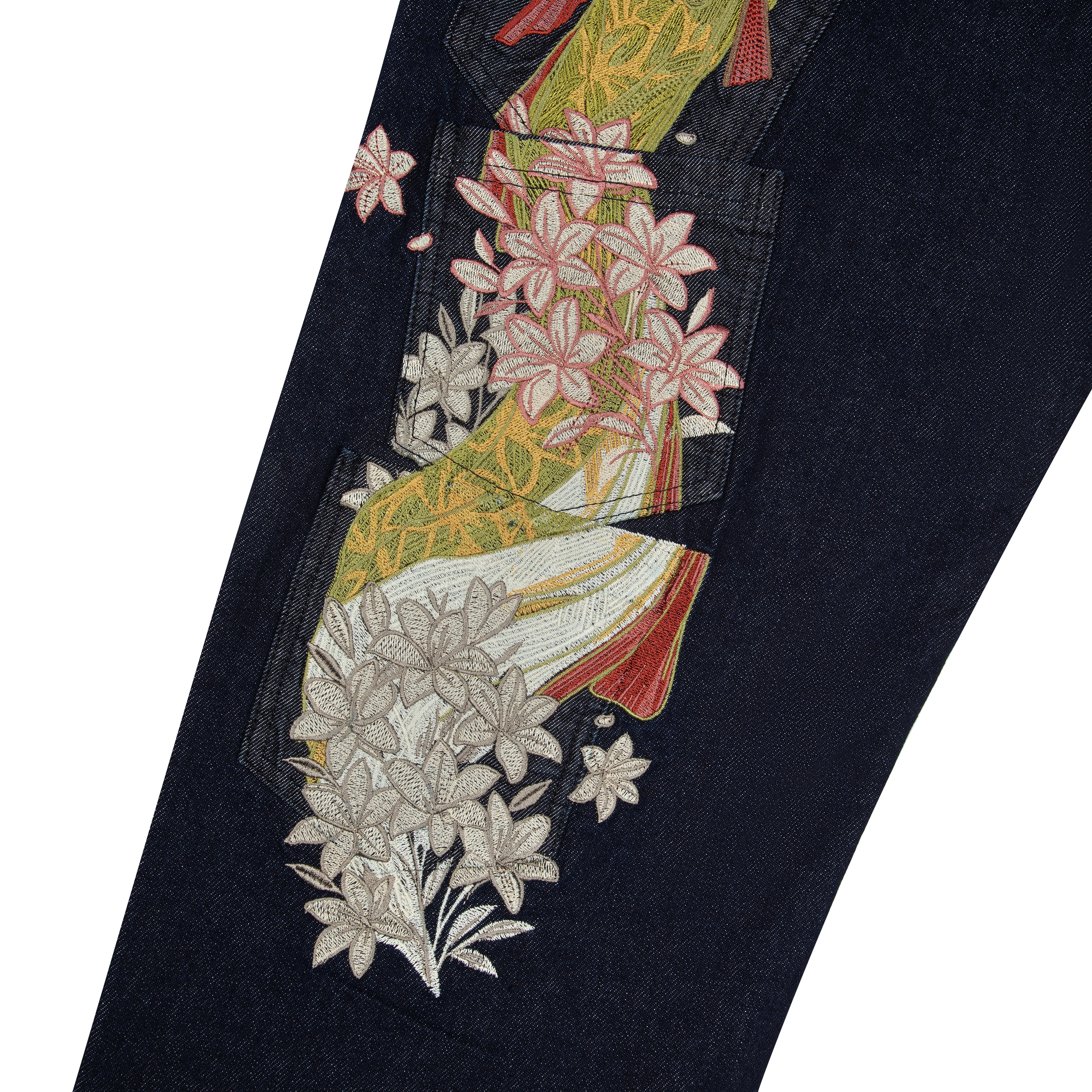 "yakuza" indigo raw Denim - Image 6