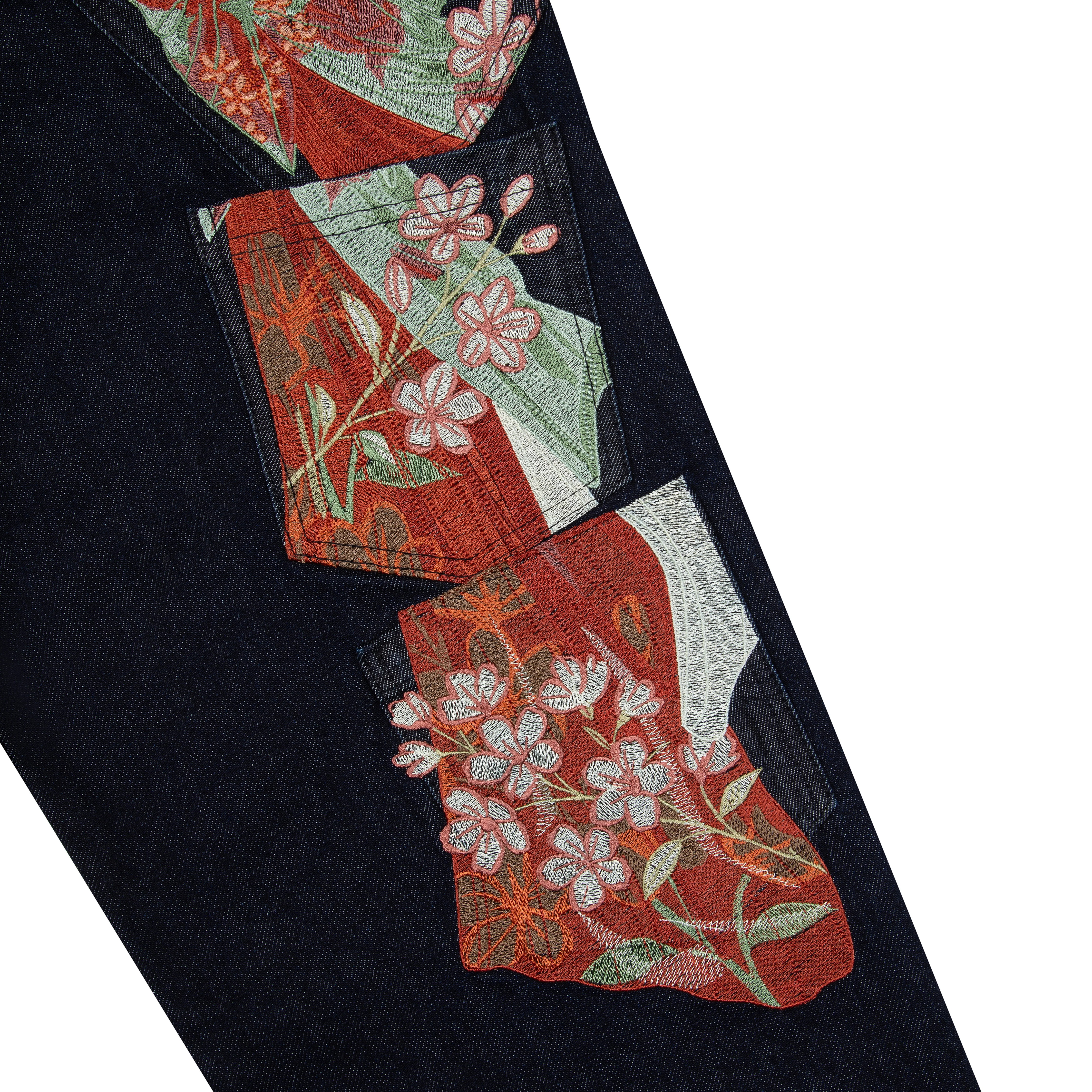 "yakuza" indigo raw Denim - Image 8