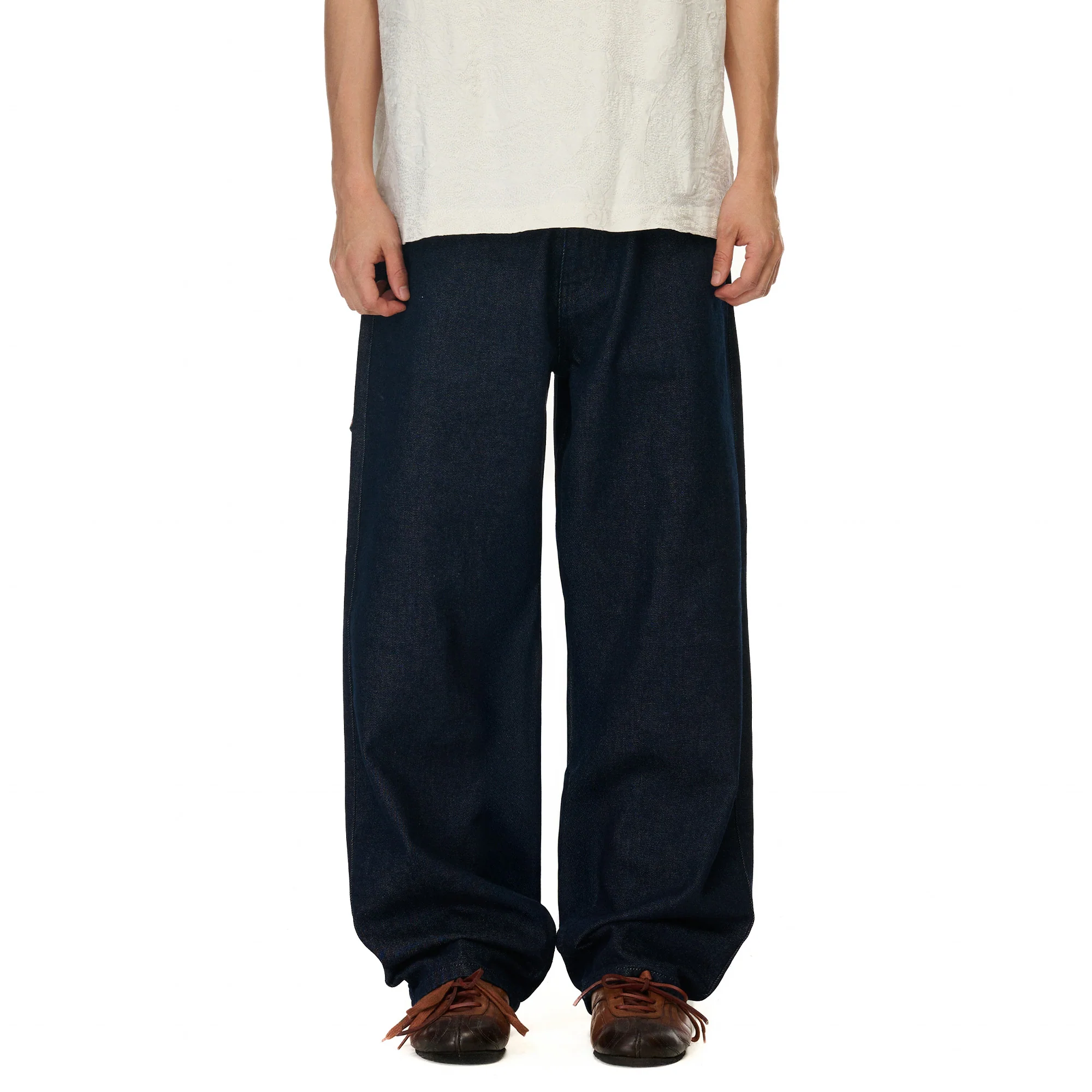 "yakuza" indigo raw Denim - Image 9