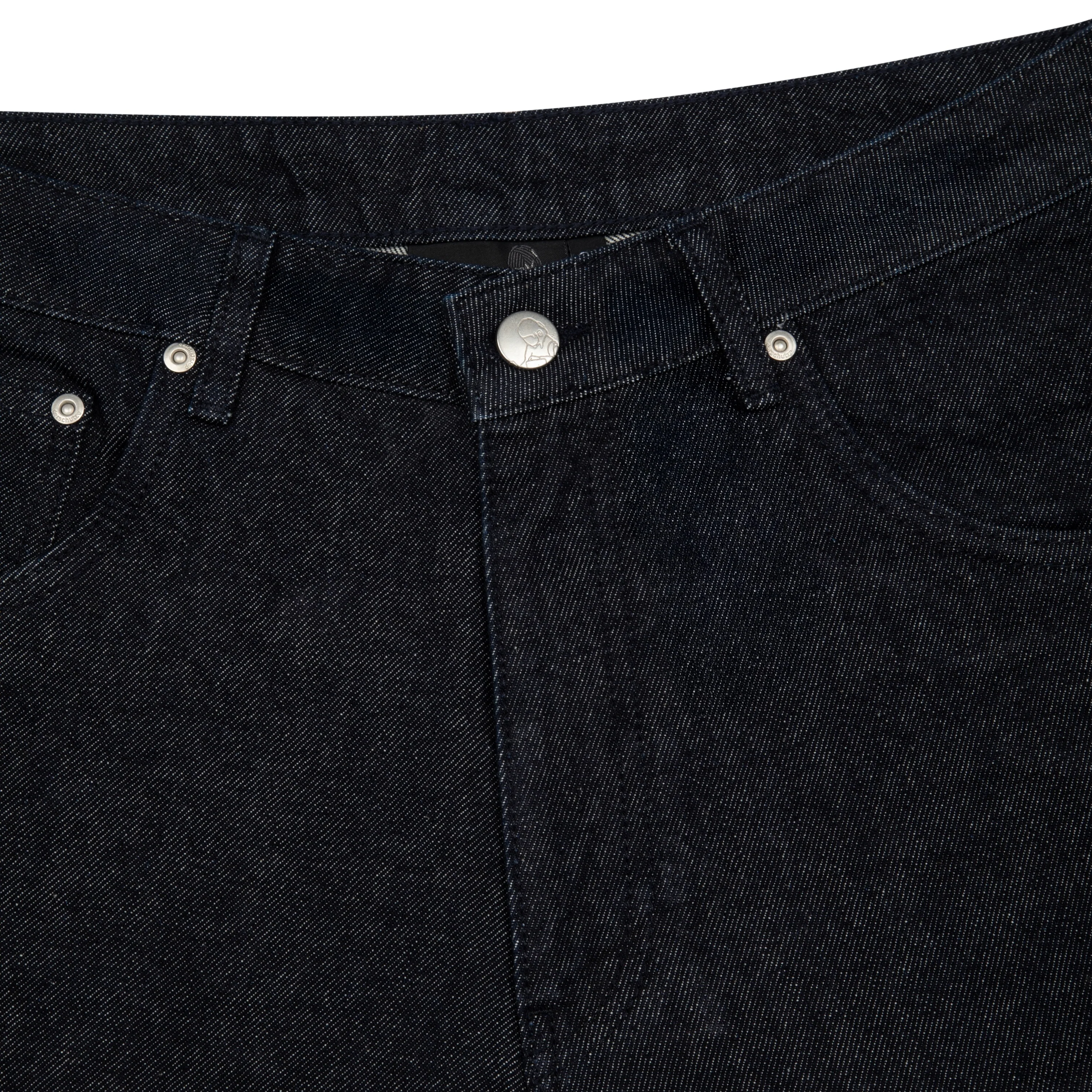 "yakuza" indigo raw Jorts 02 - Image 4