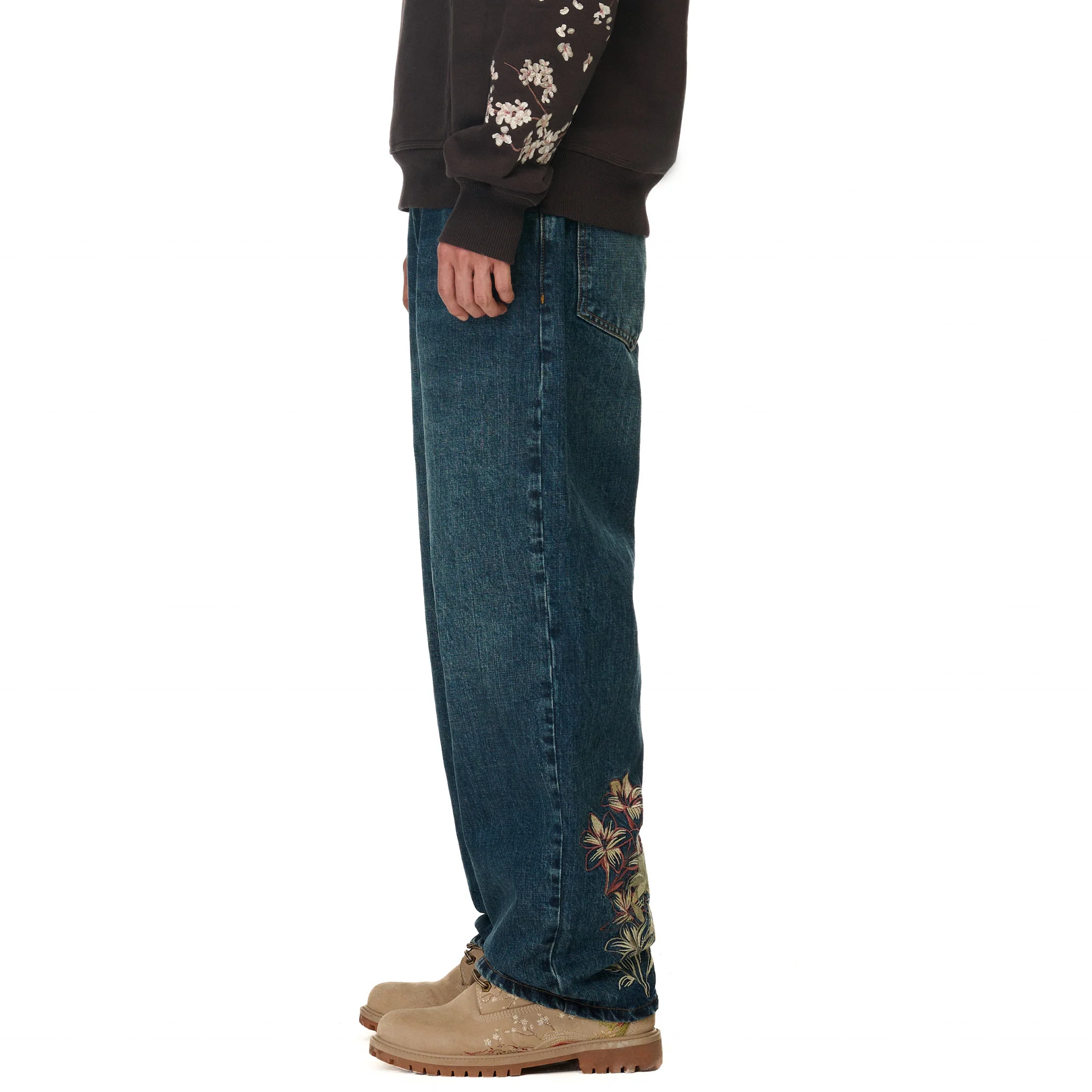 "yakuza" indigo washed Denim - Image 10