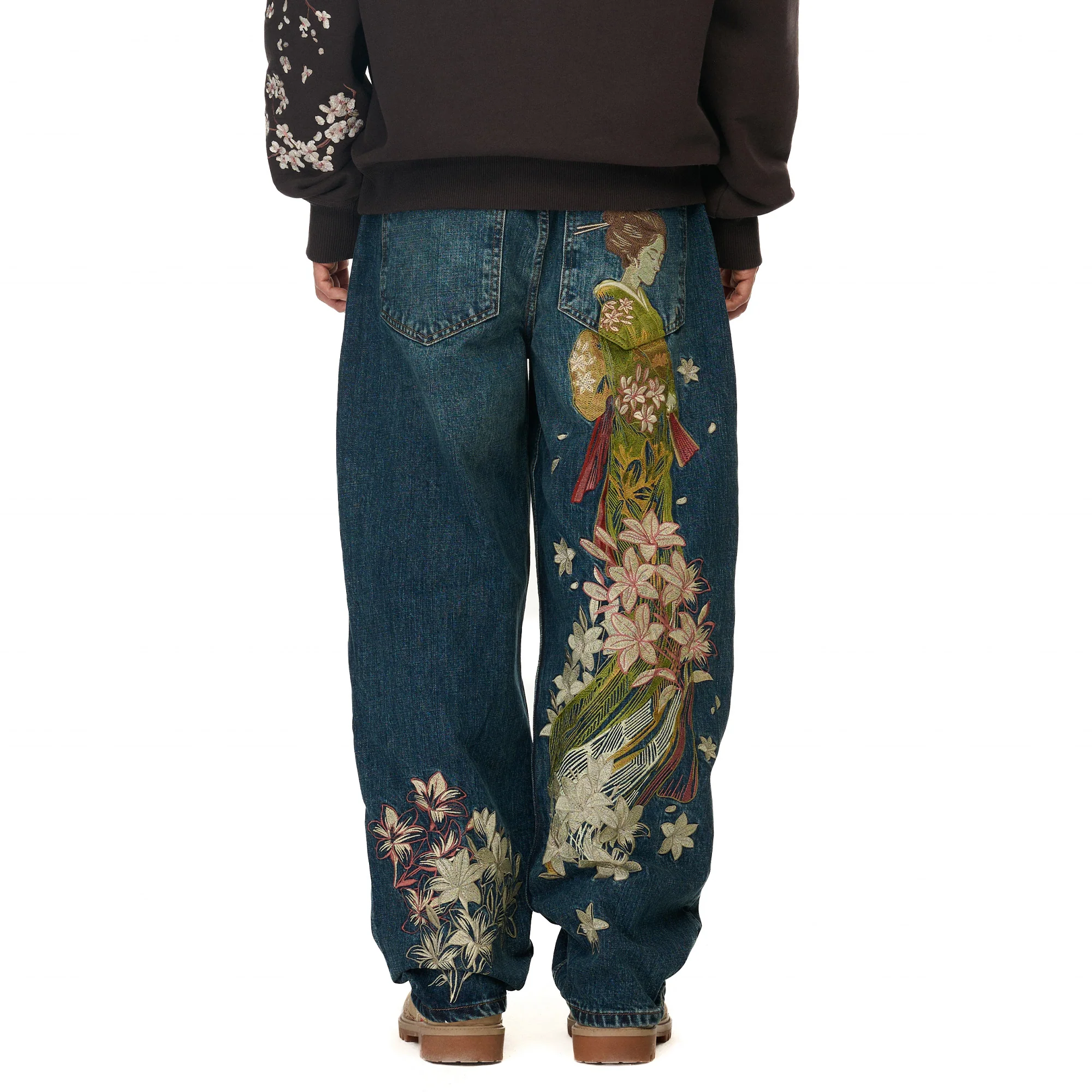 "yakuza" indigo washed Denim - Image 11