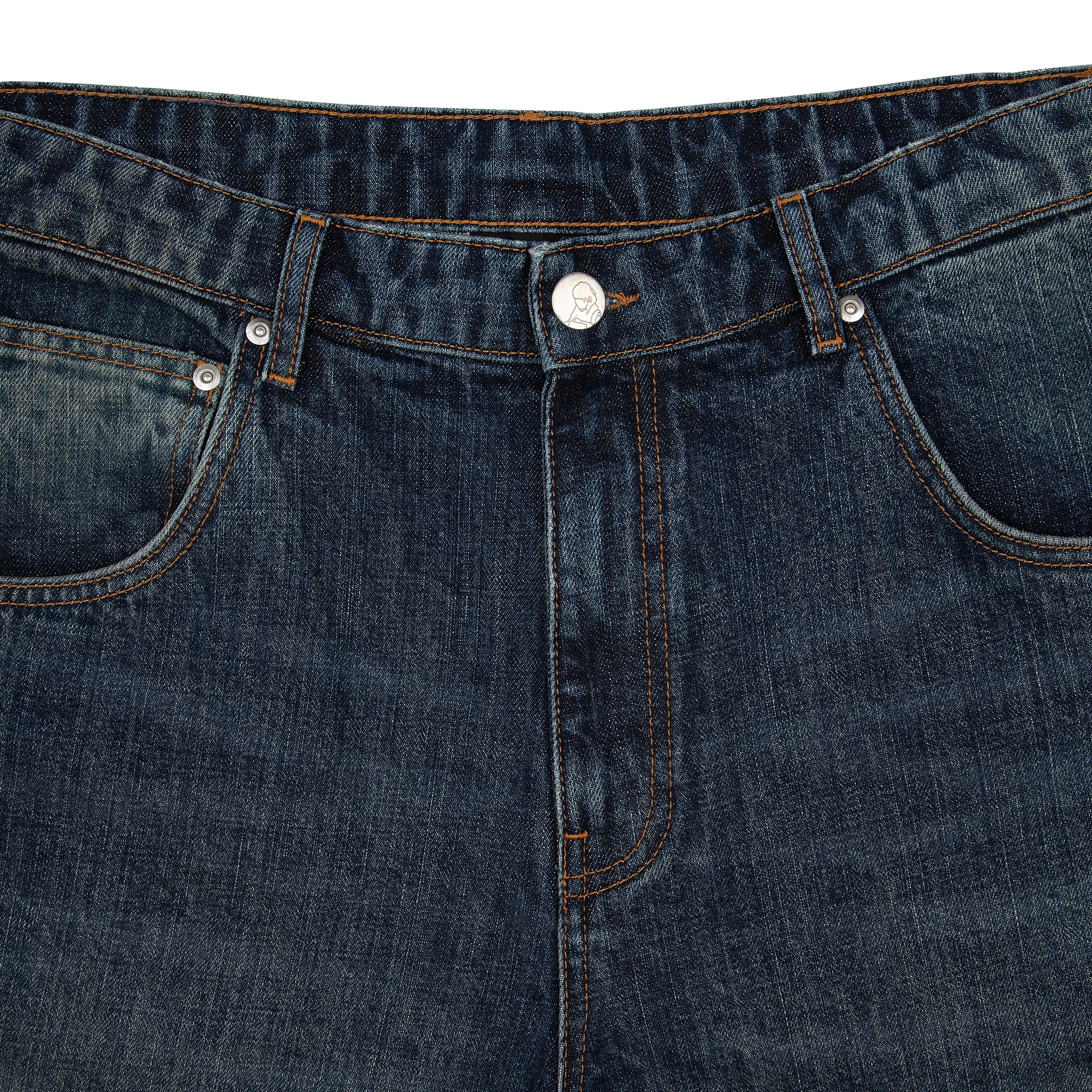 "yakuza" indigo washed Denim - Image 4