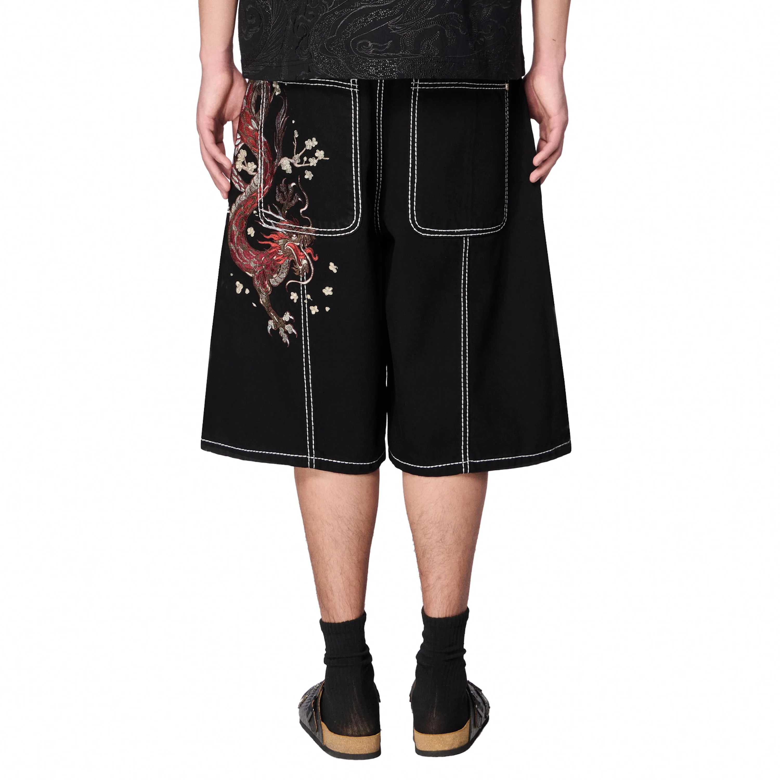 "yakuza" Jorts black 01 - Image 10