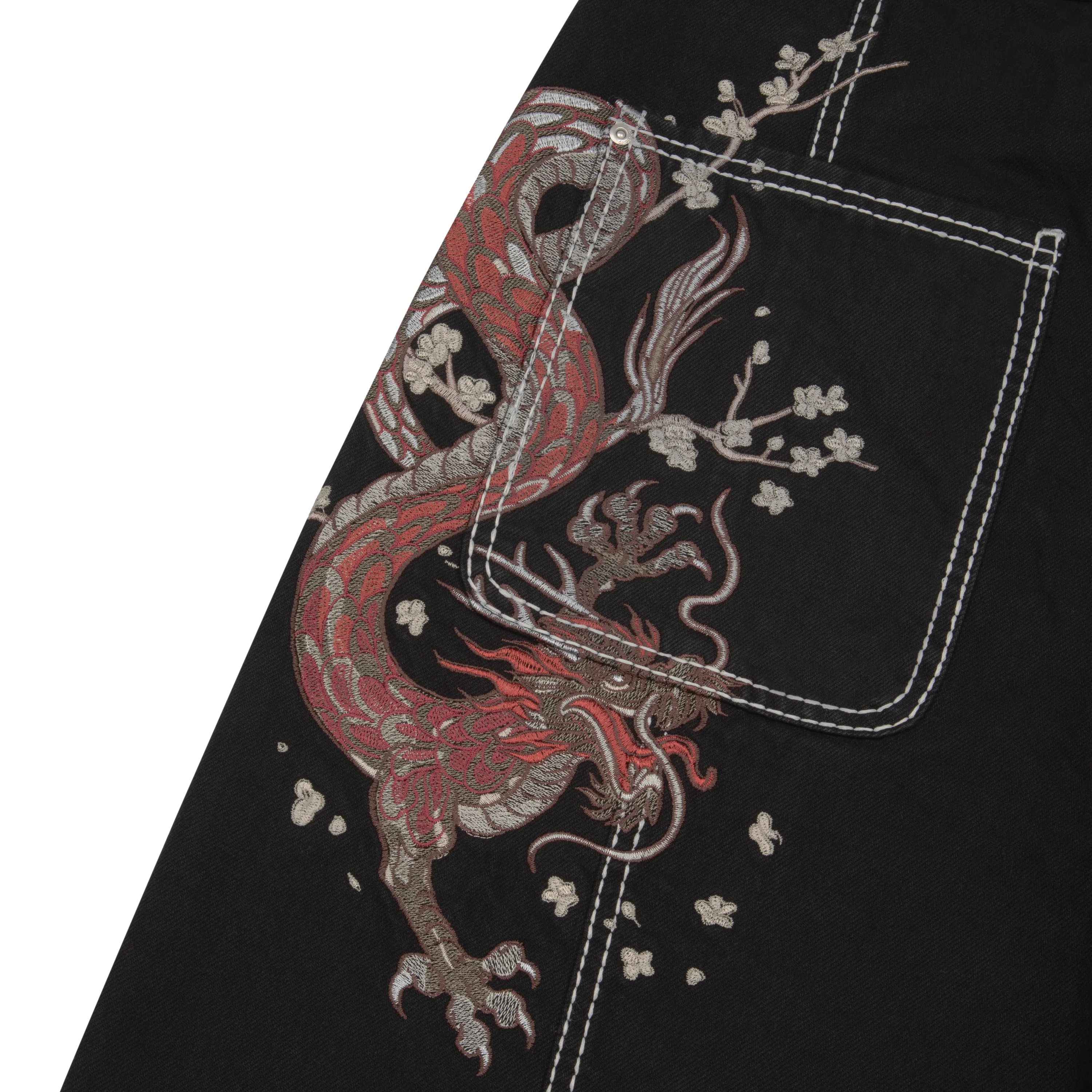 "yakuza" Jorts black 01 - Image 5