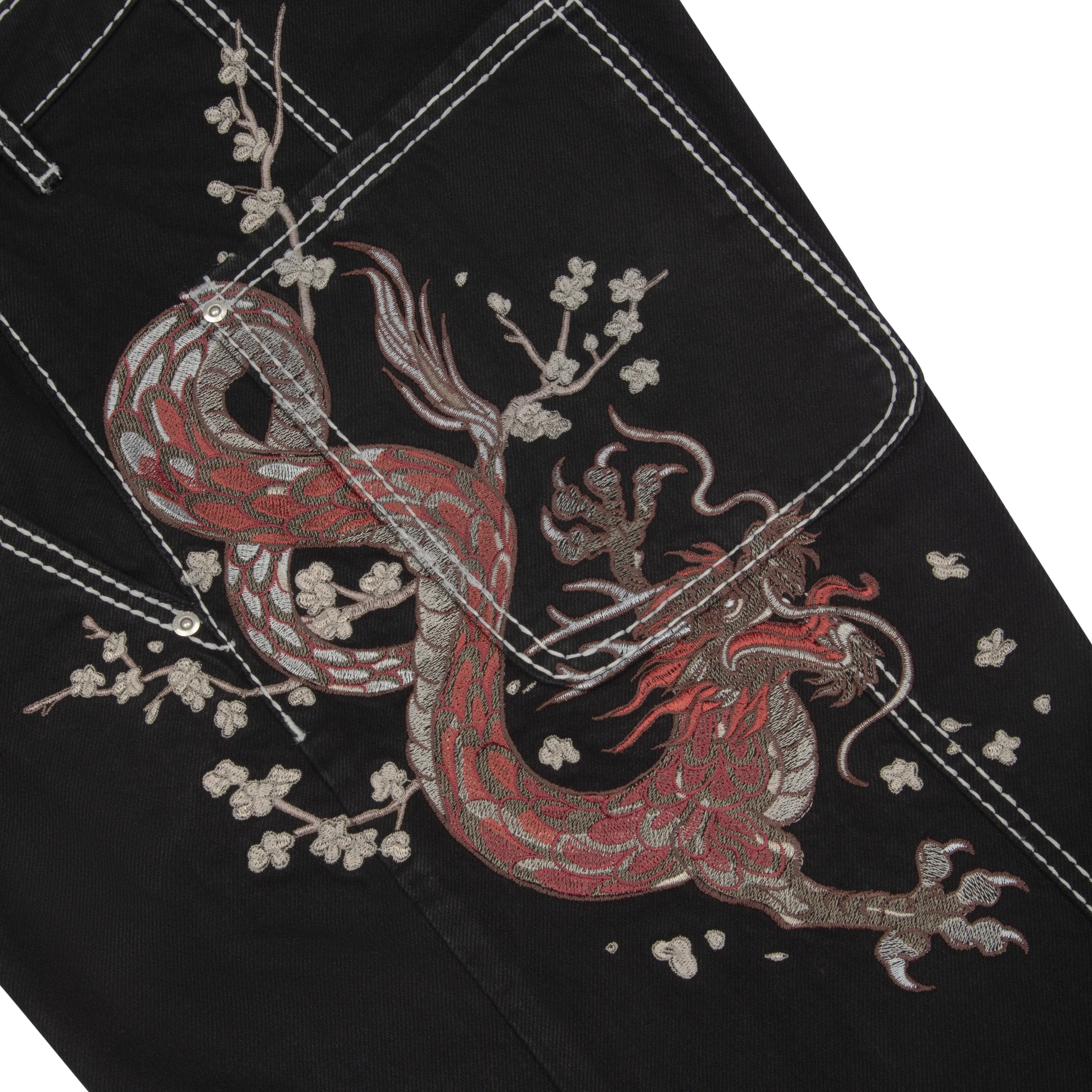 "yakuza" Jorts black 01 - Image 6