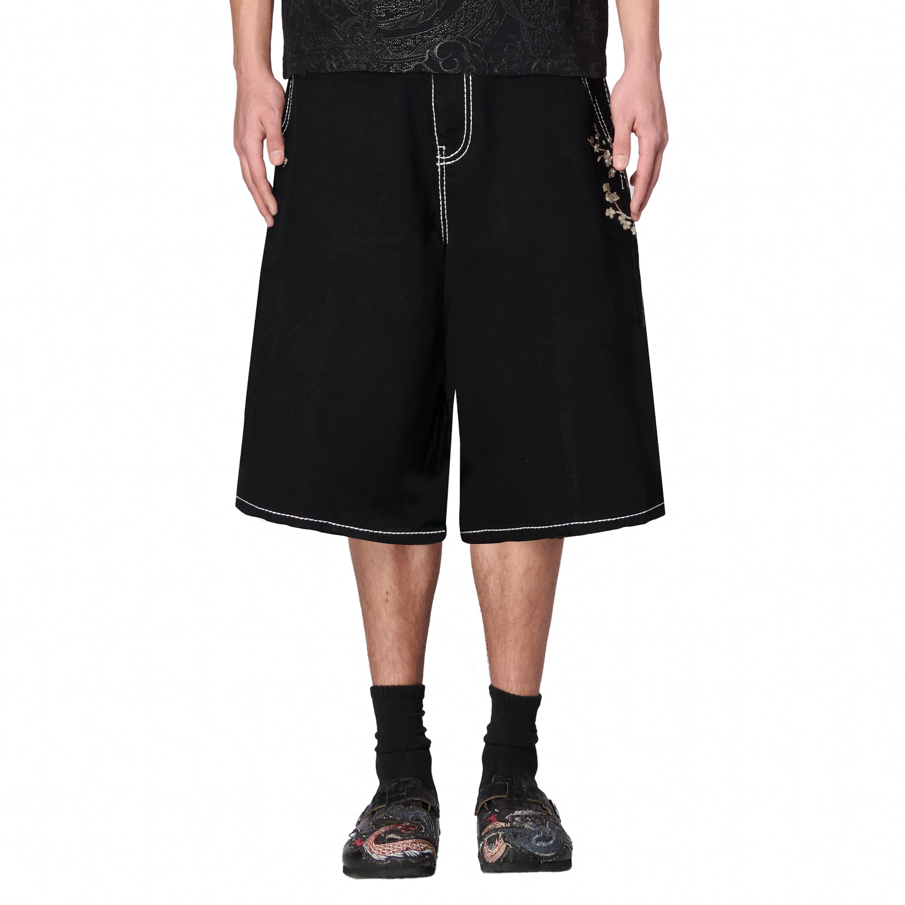 "yakuza" Jorts black 01 - Image 8