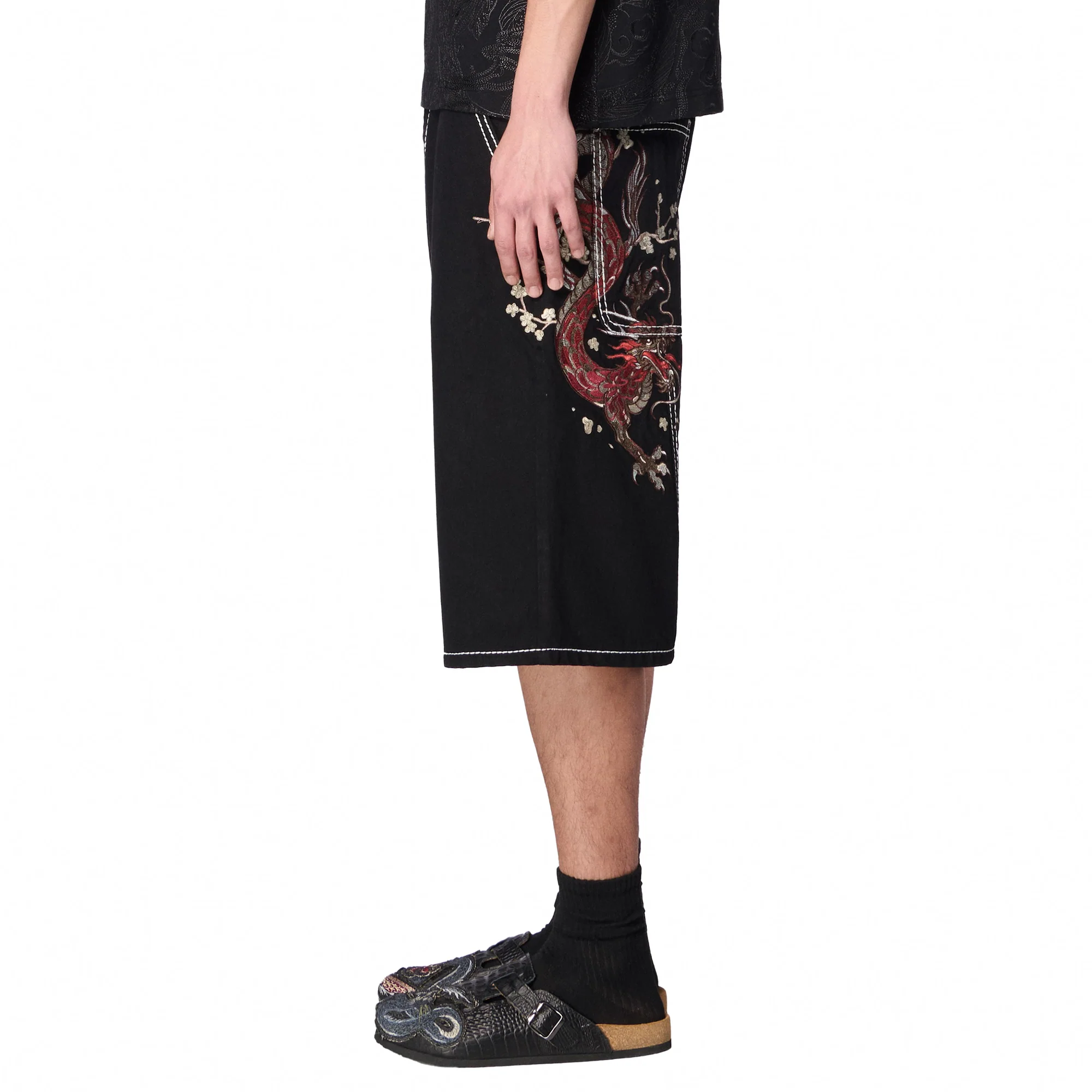 "yakuza" Jorts black 01 - Image 9