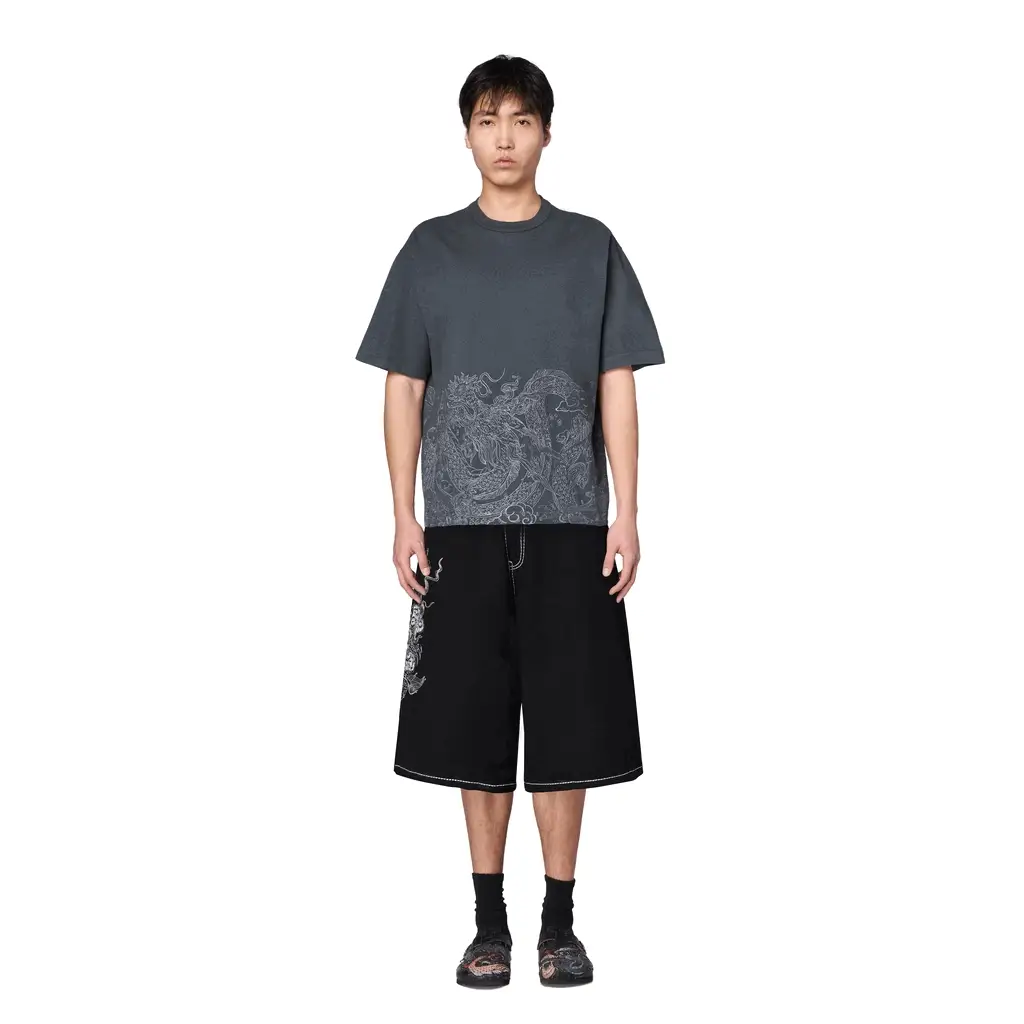 "yakuza" Jorts black 02 - Image 10