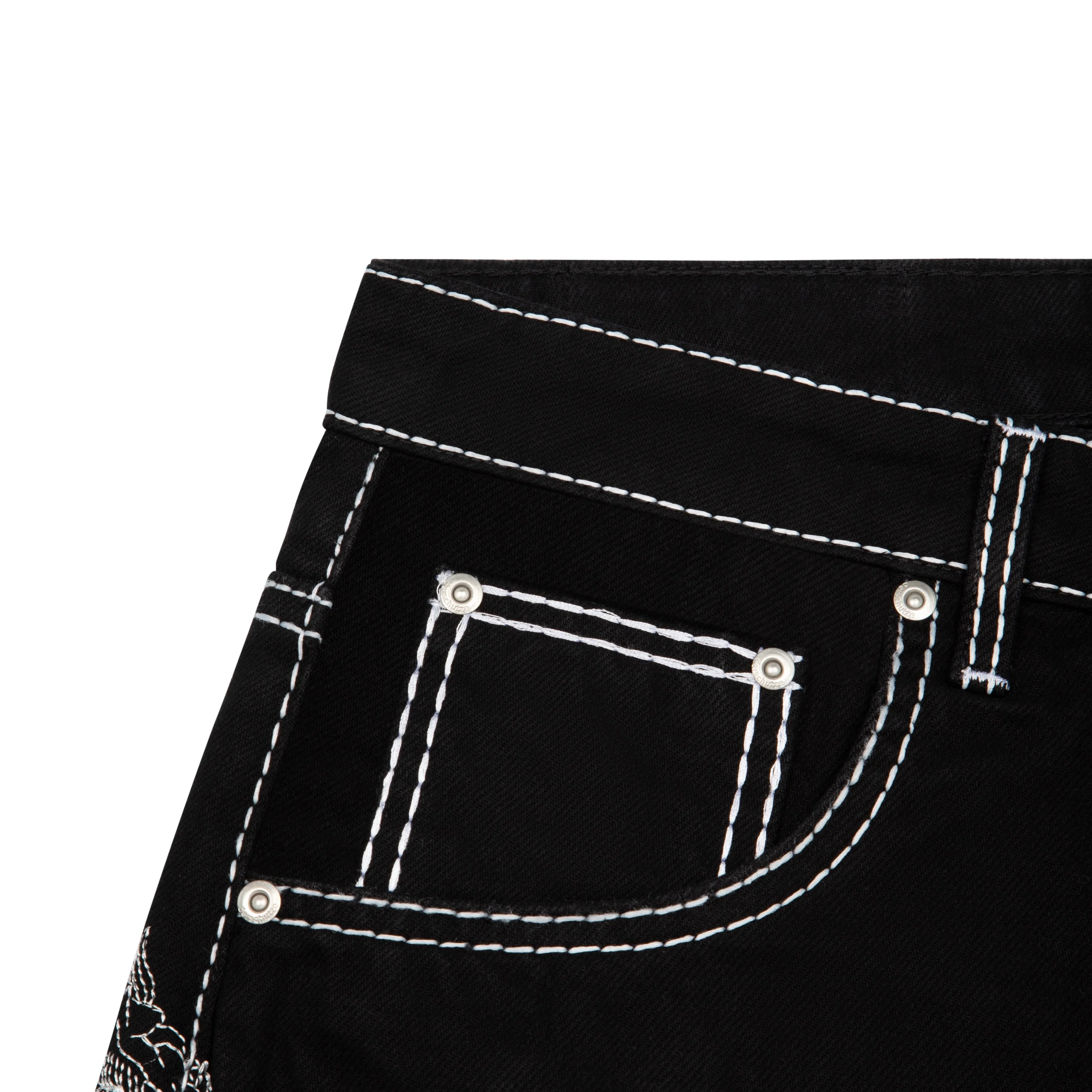 "yakuza" Jorts black 02 - Image 3