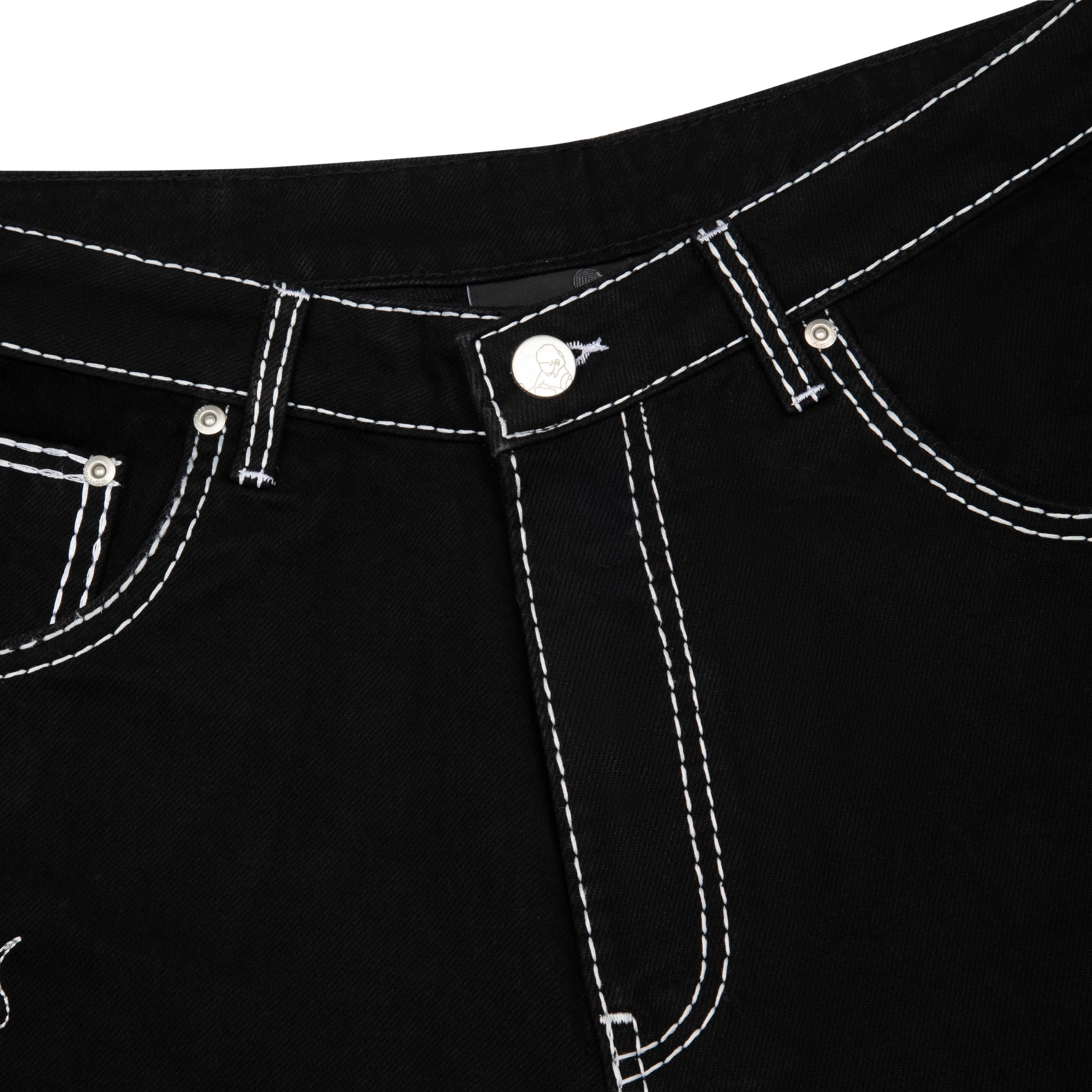 "yakuza" Jorts black 02 - Image 4