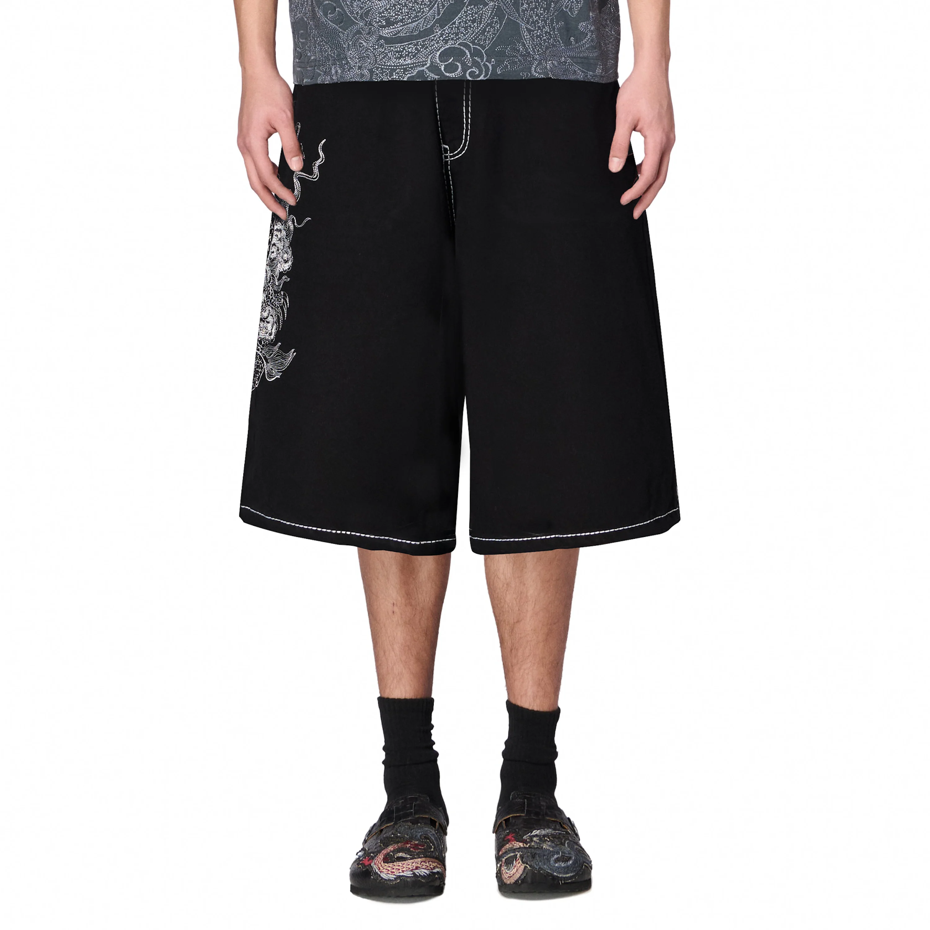 "yakuza" Jorts black 02 - Image 7