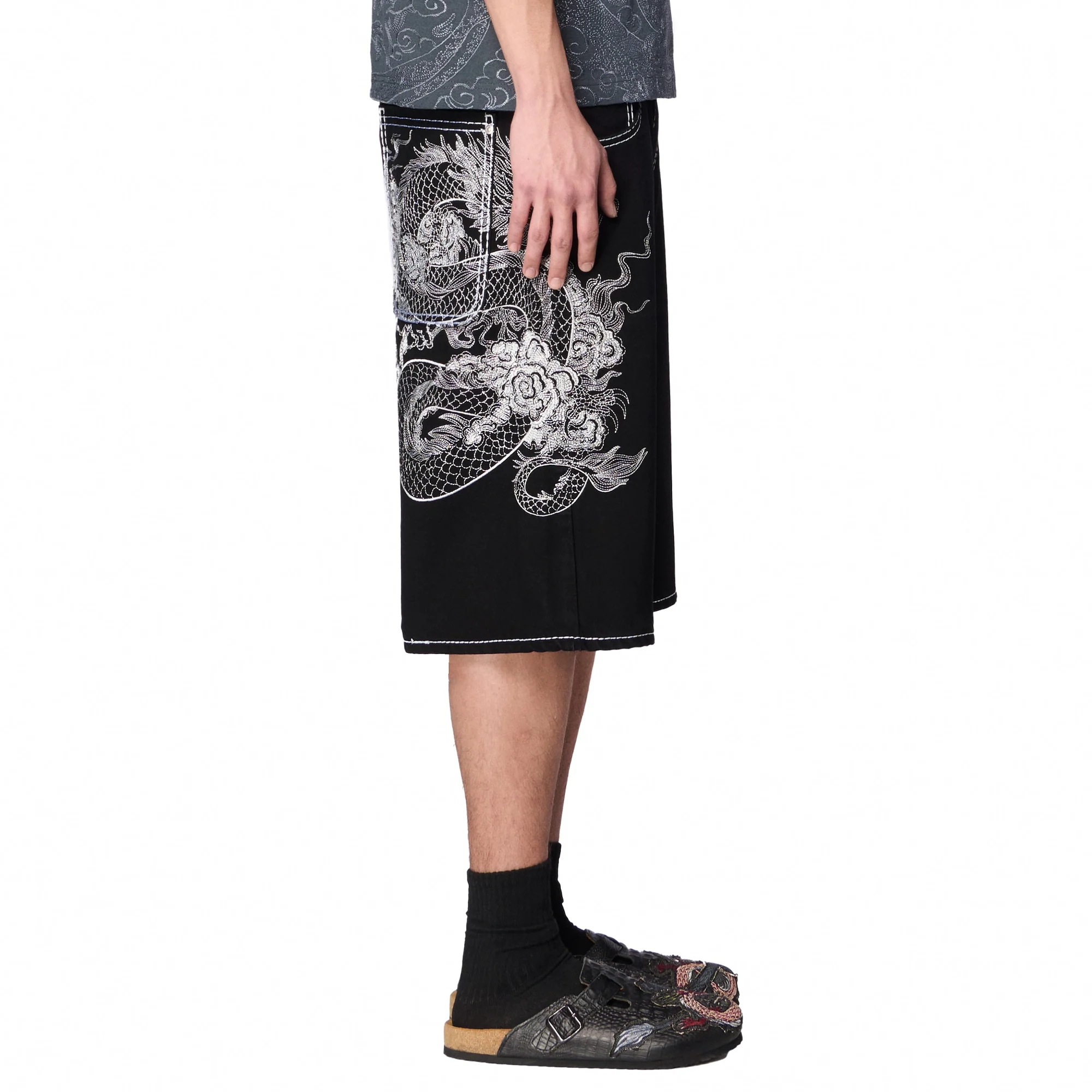 "yakuza" Jorts black 02 - Image 8