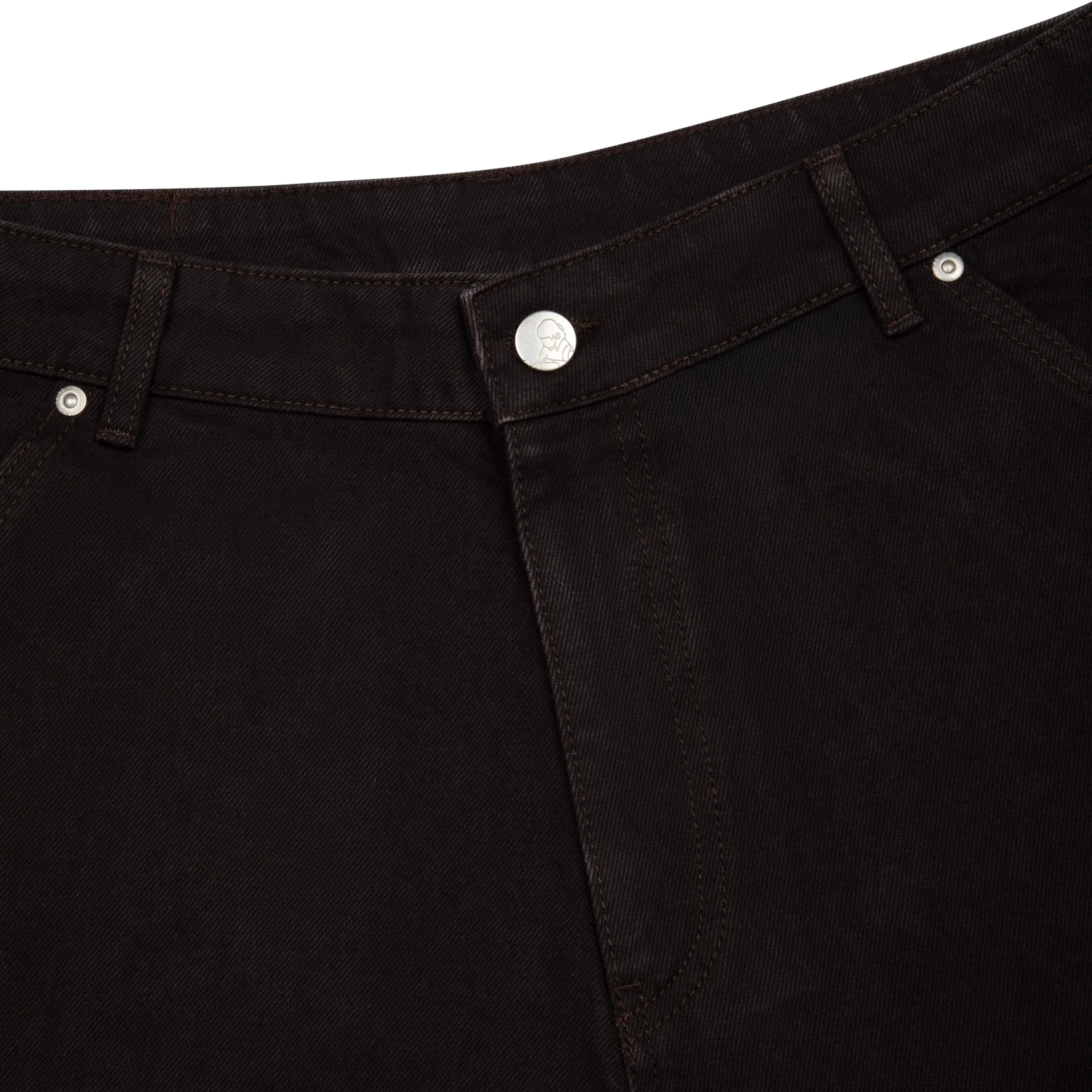 "yakuza" Jorts brown - Image 4