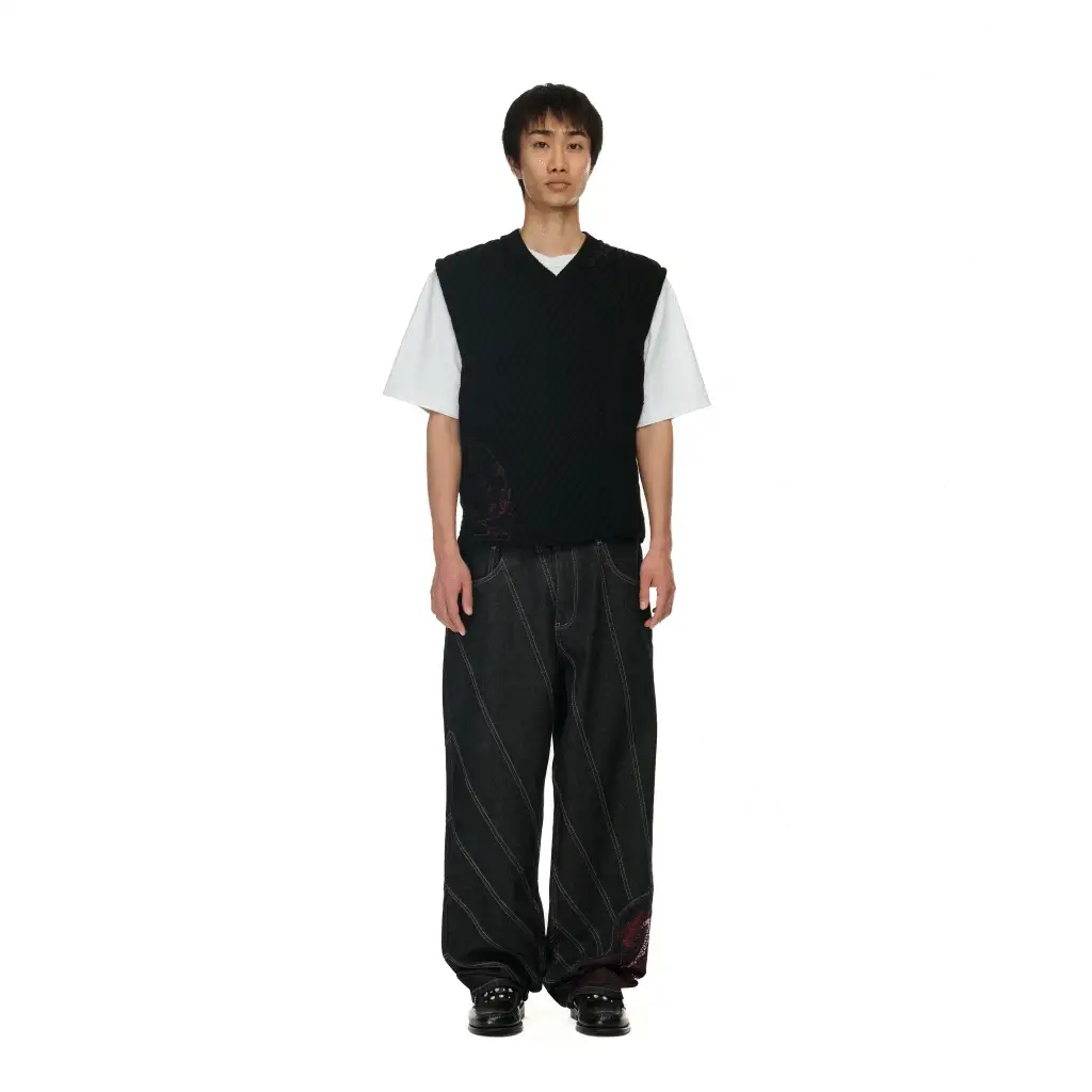 "yakuza" Knit vest - Image 11