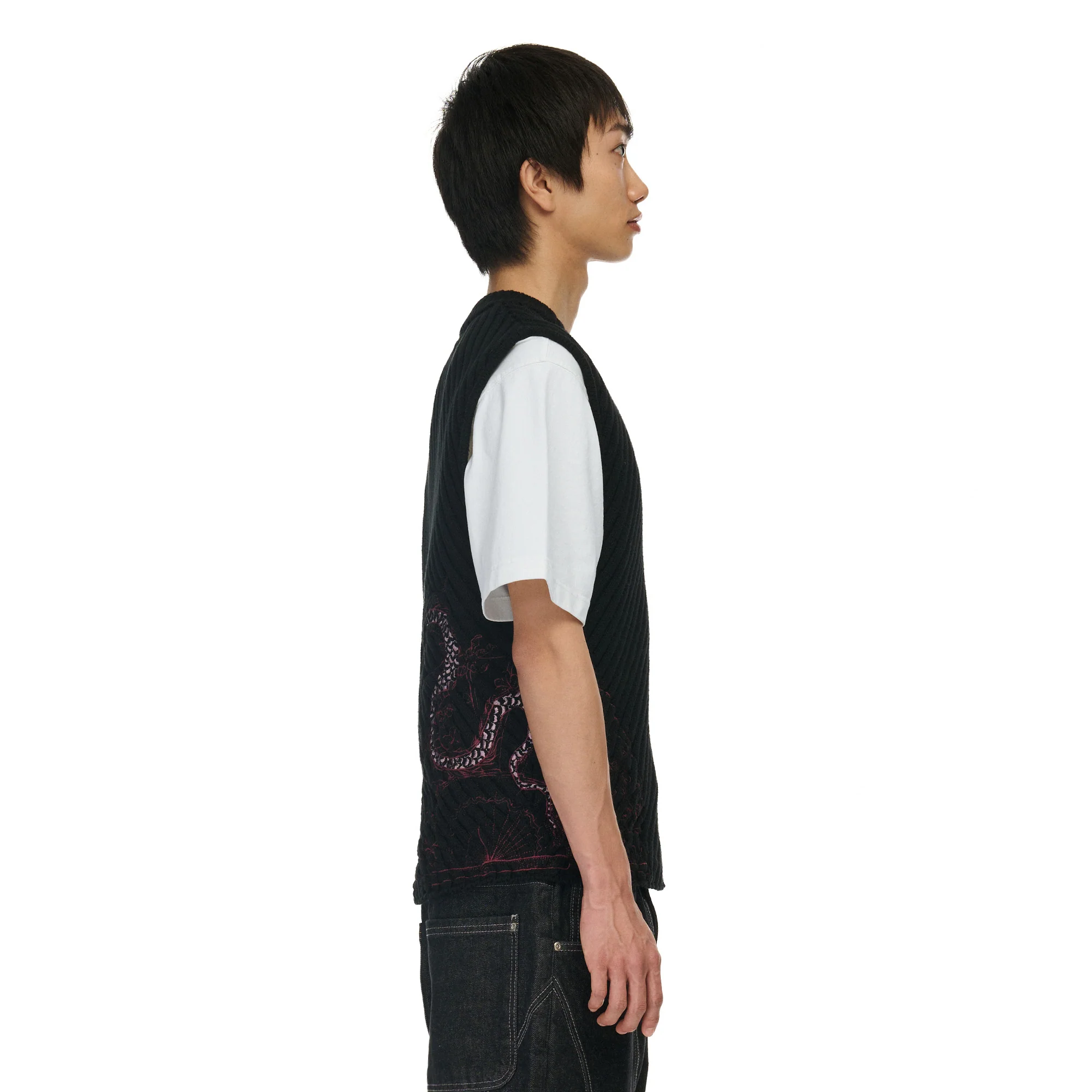 "yakuza" Knit vest - Image 9
