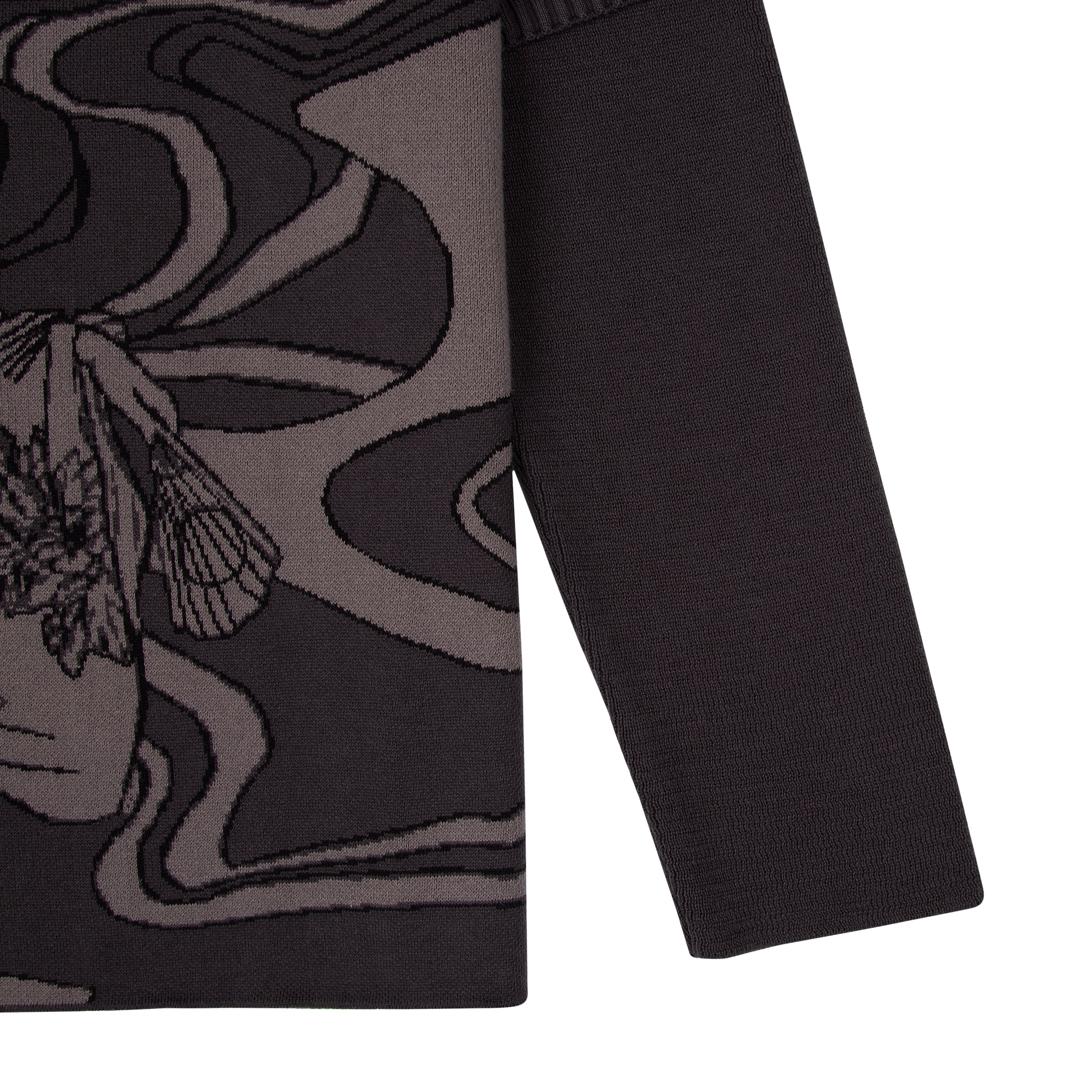 "yakuza" Layered knitted Jersey - Image 4