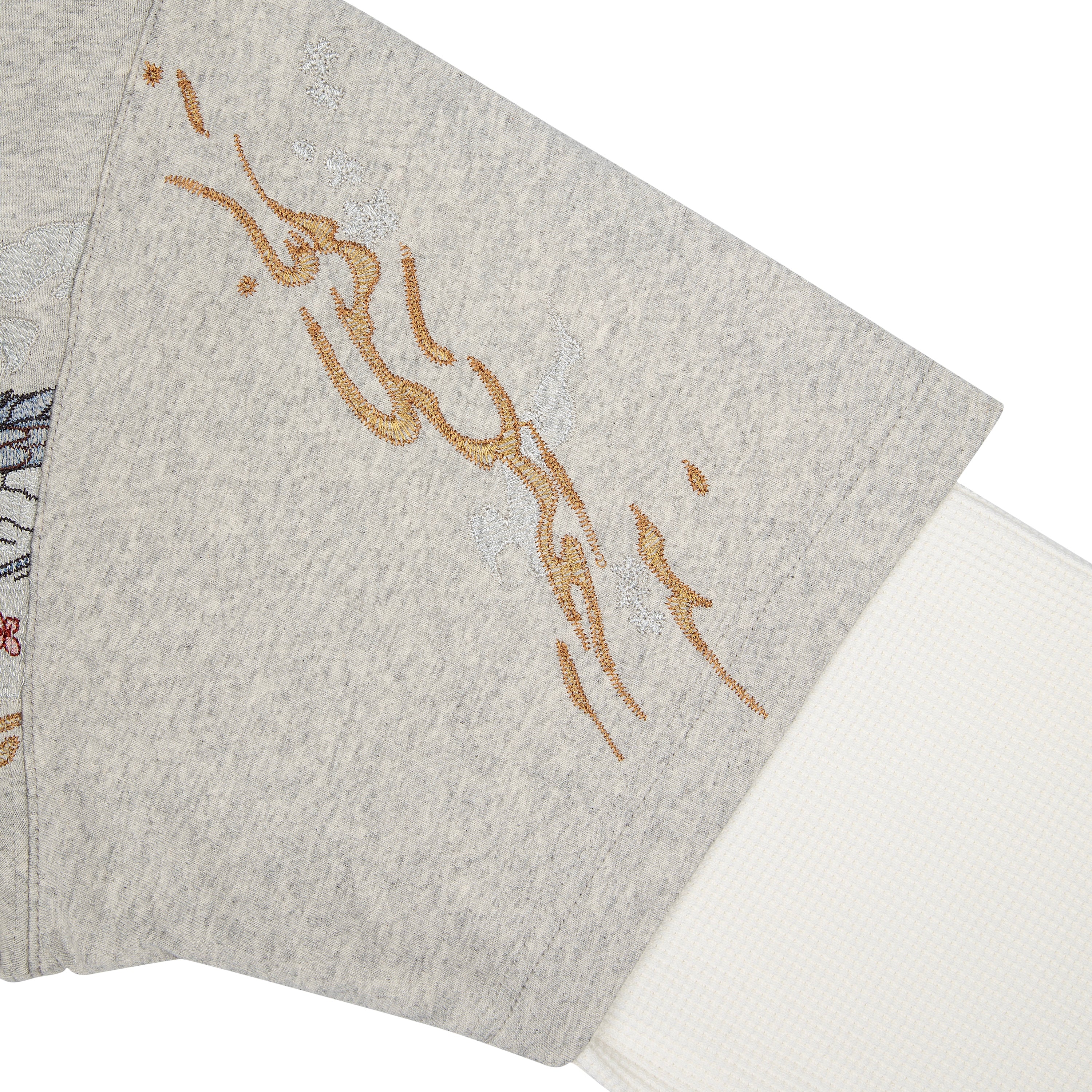 "yakuza" layered Longsleeve grey - Image 8