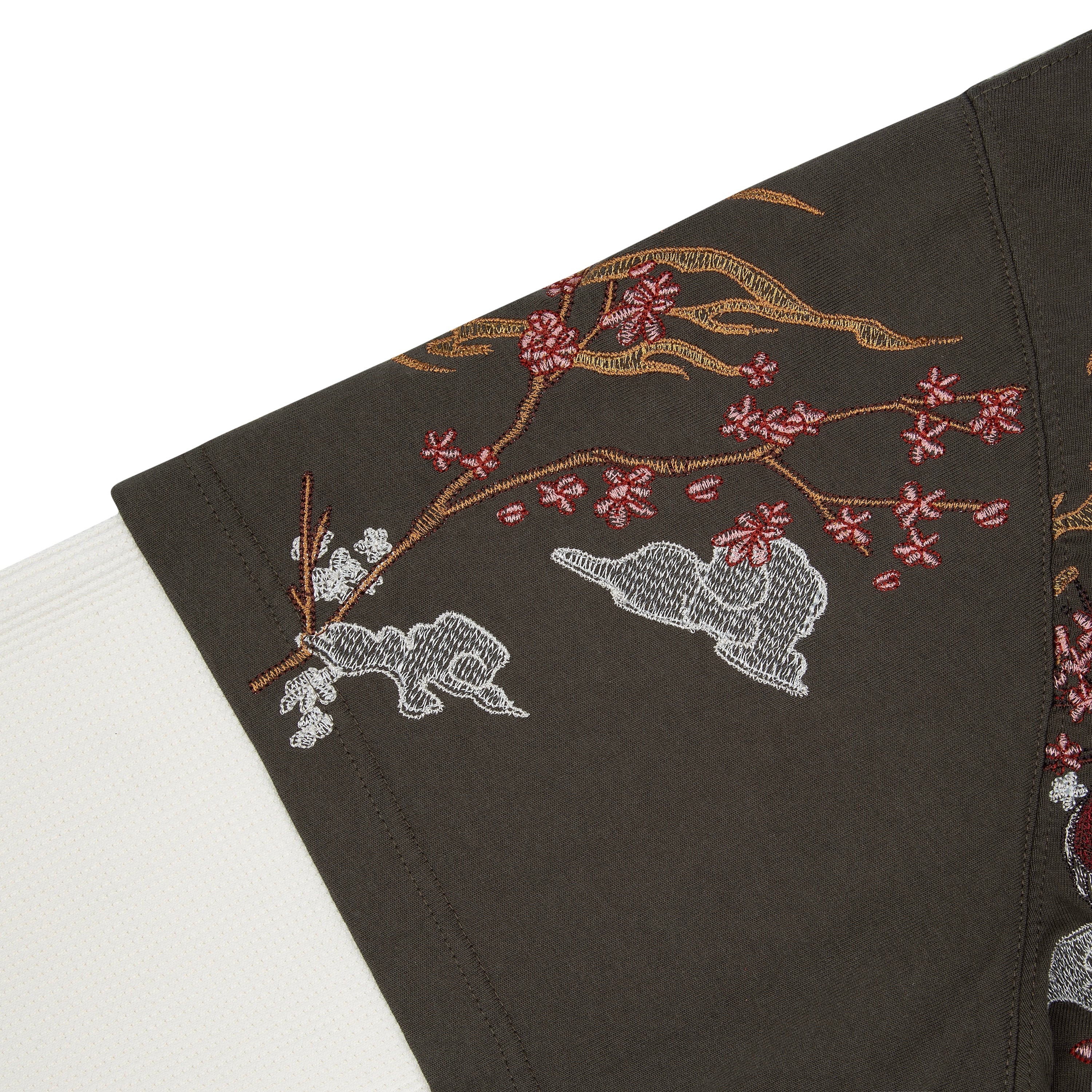 "yakuza" layered Longsleeve khaki - Image 6
