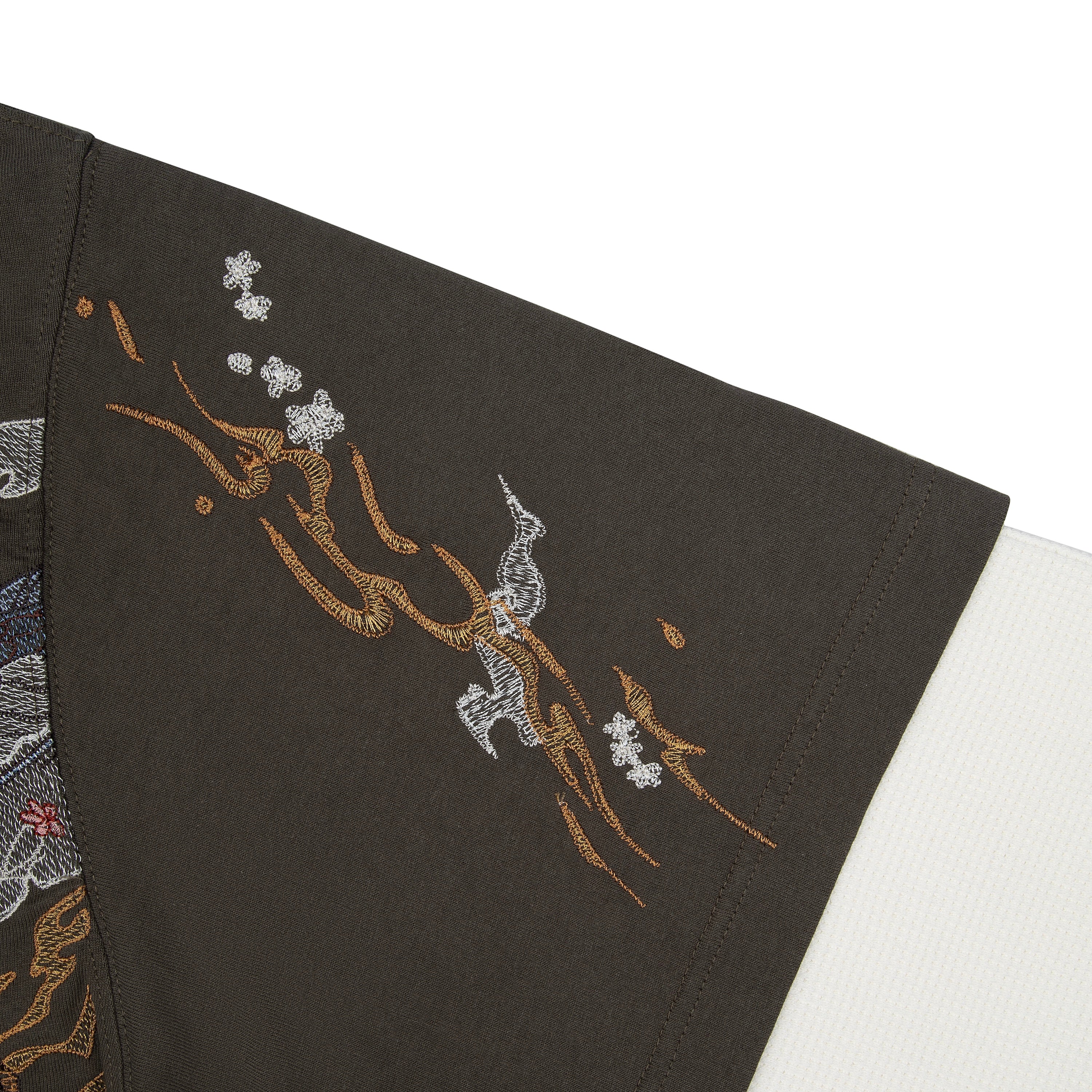"yakuza" layered Longsleeve khaki - Image 8
