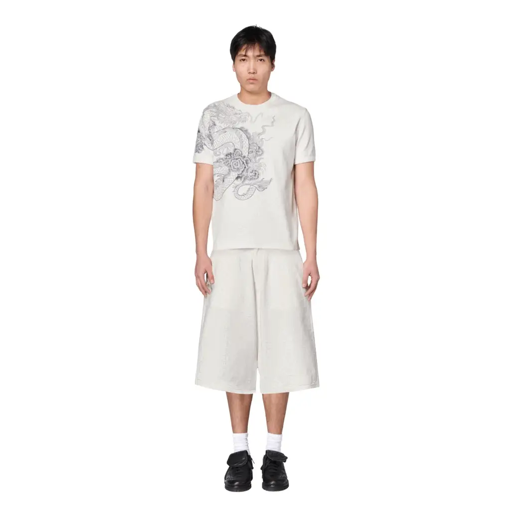 "yakuza" off white Jorts - Image 12