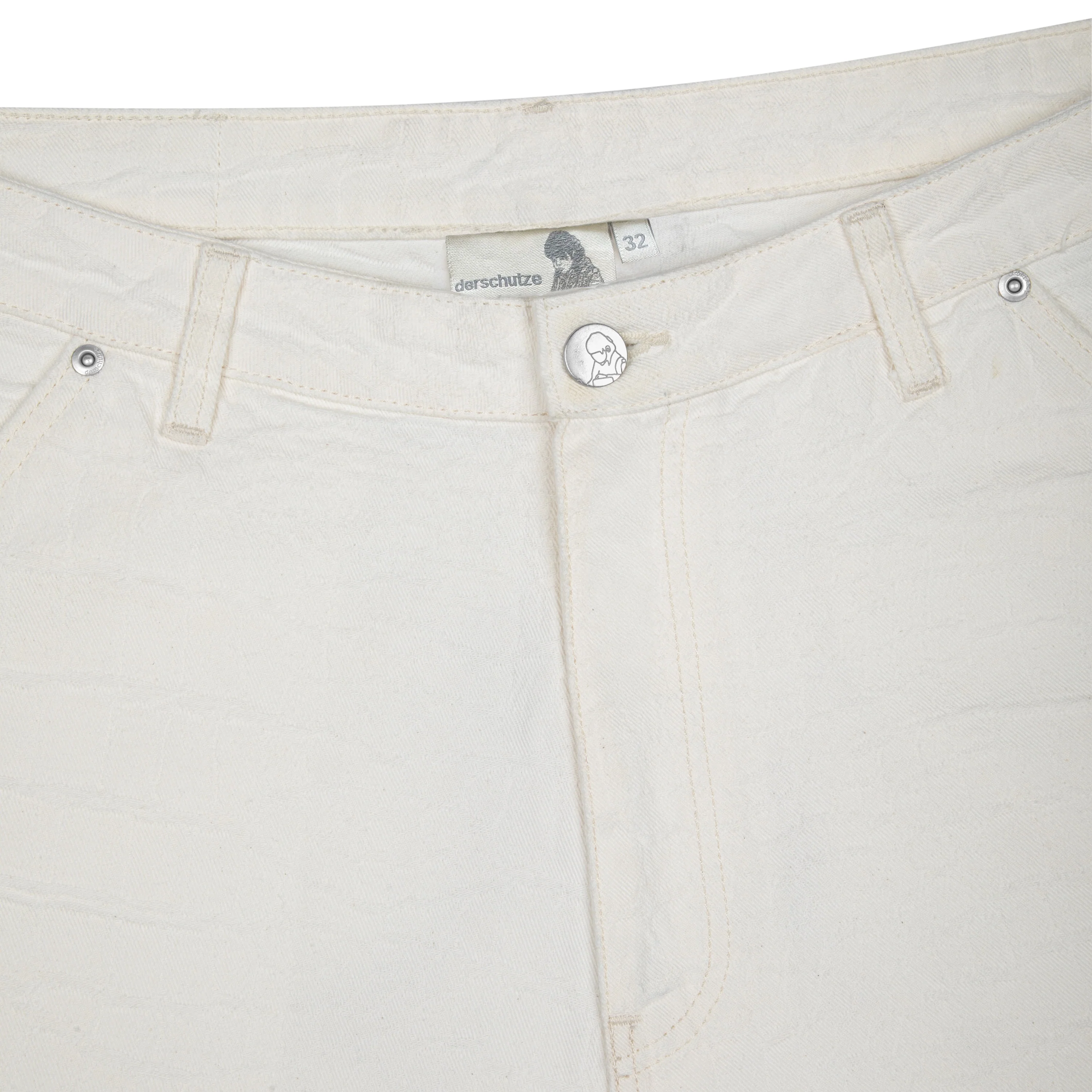 "yakuza" off white Jorts - Image 4