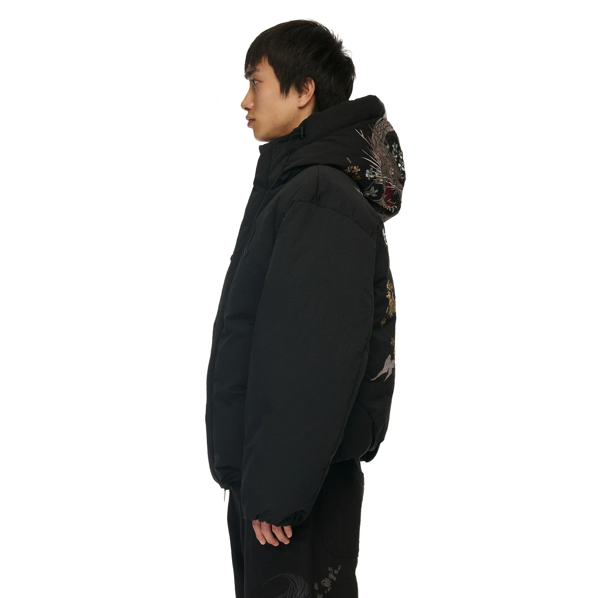"yakuza" down Puffer jacket black - Image 12