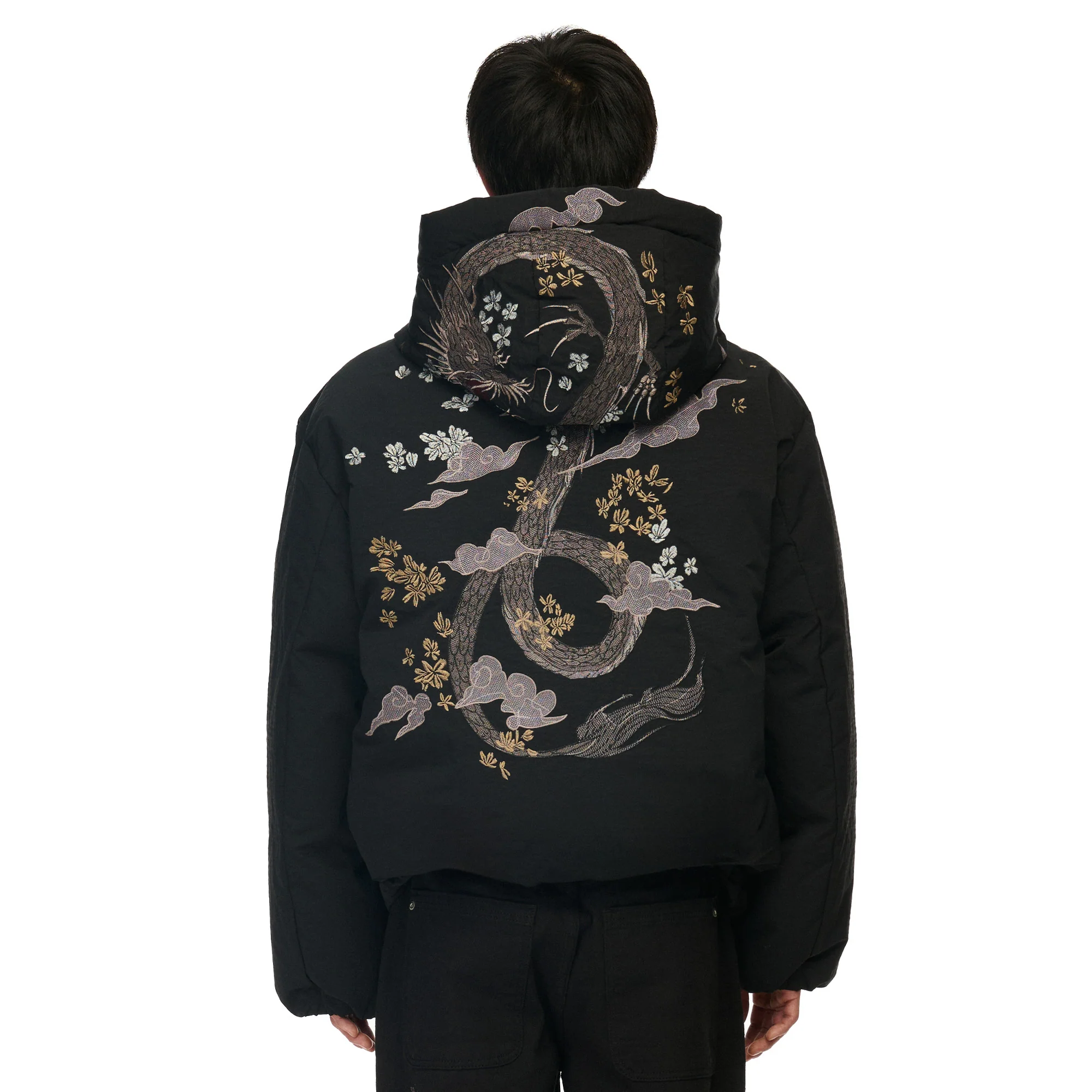 "yakuza" down Puffer jacket black - Image 13