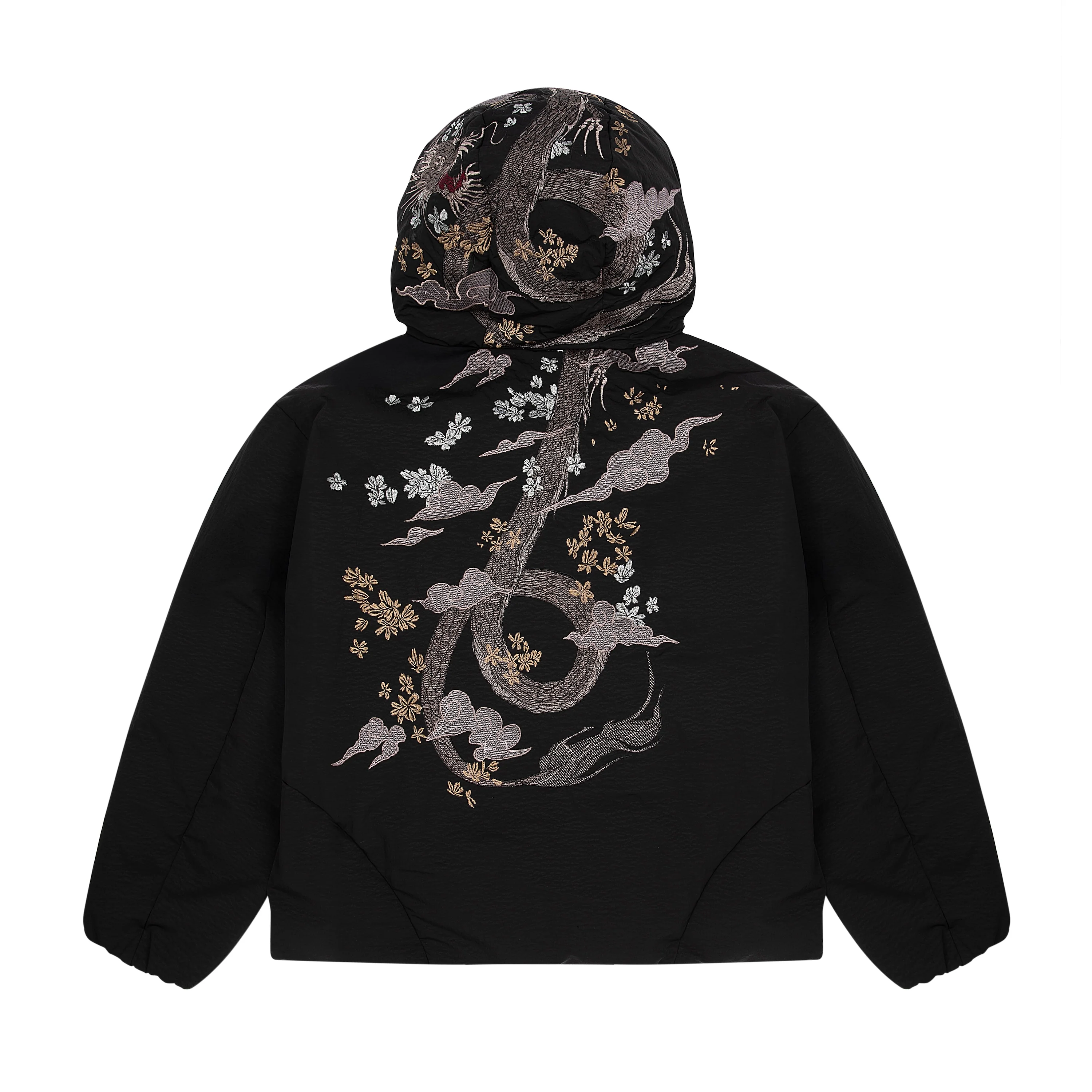 "yakuza" down Puffer jacket black - Image 3