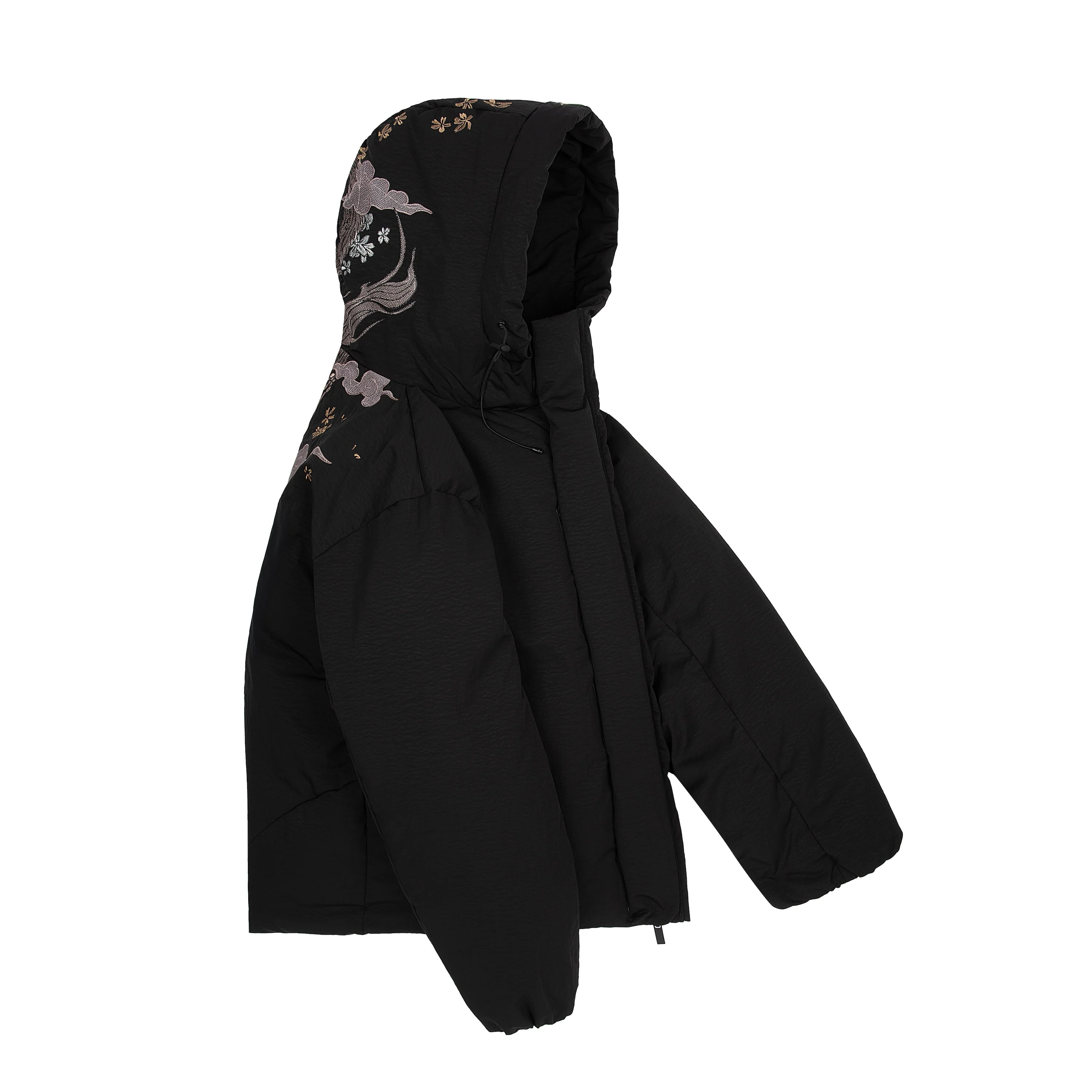 "yakuza" down Puffer jacket black - Image 4