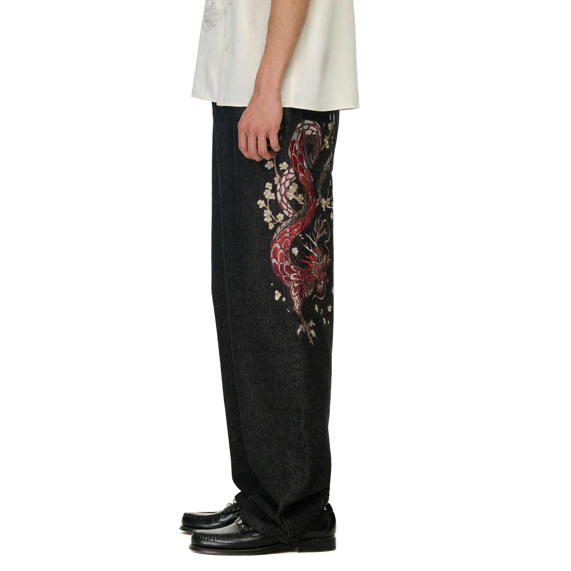 "yakuza" raw Denim black 01 - Image 11
