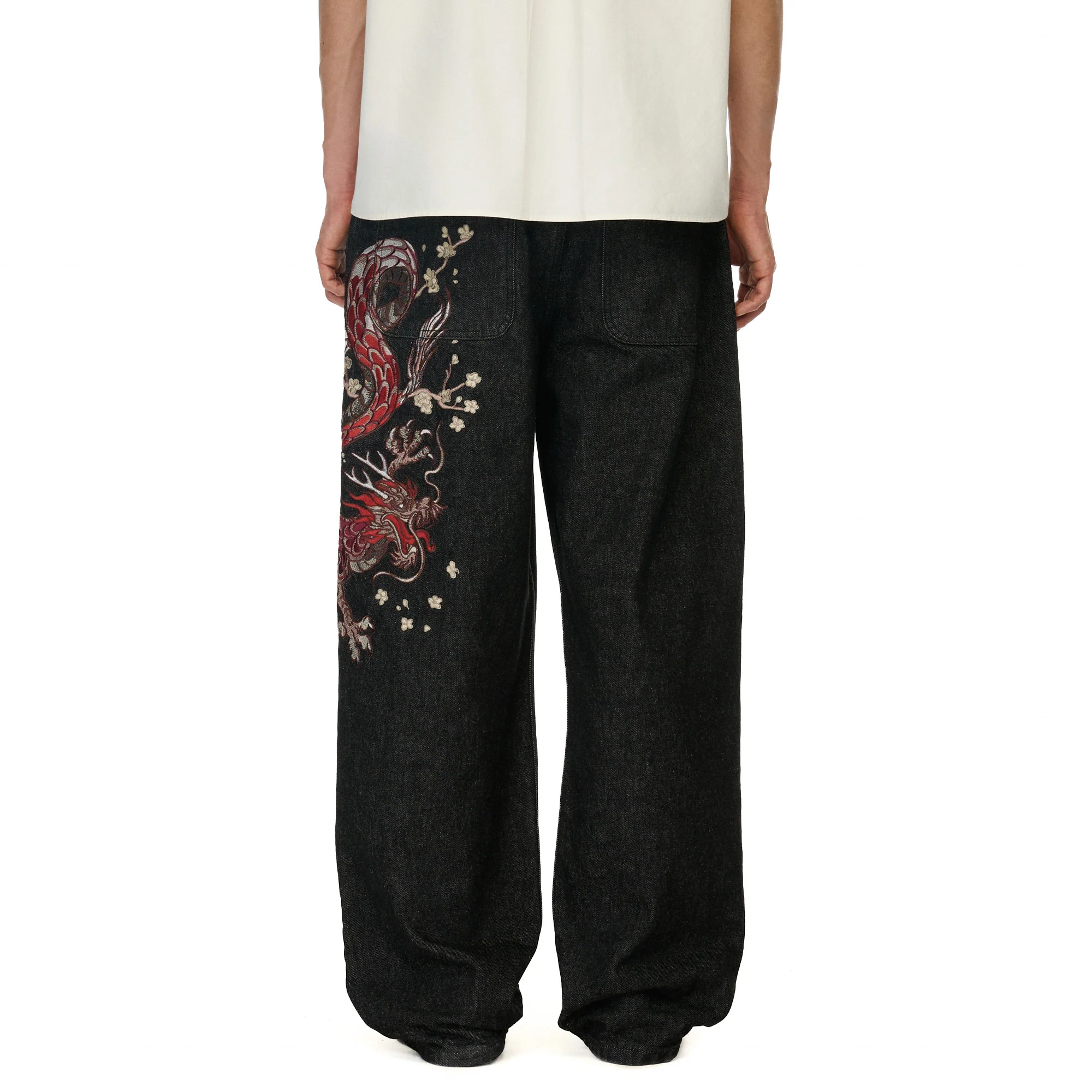 "yakuza" raw Denim black 01 - Image 12