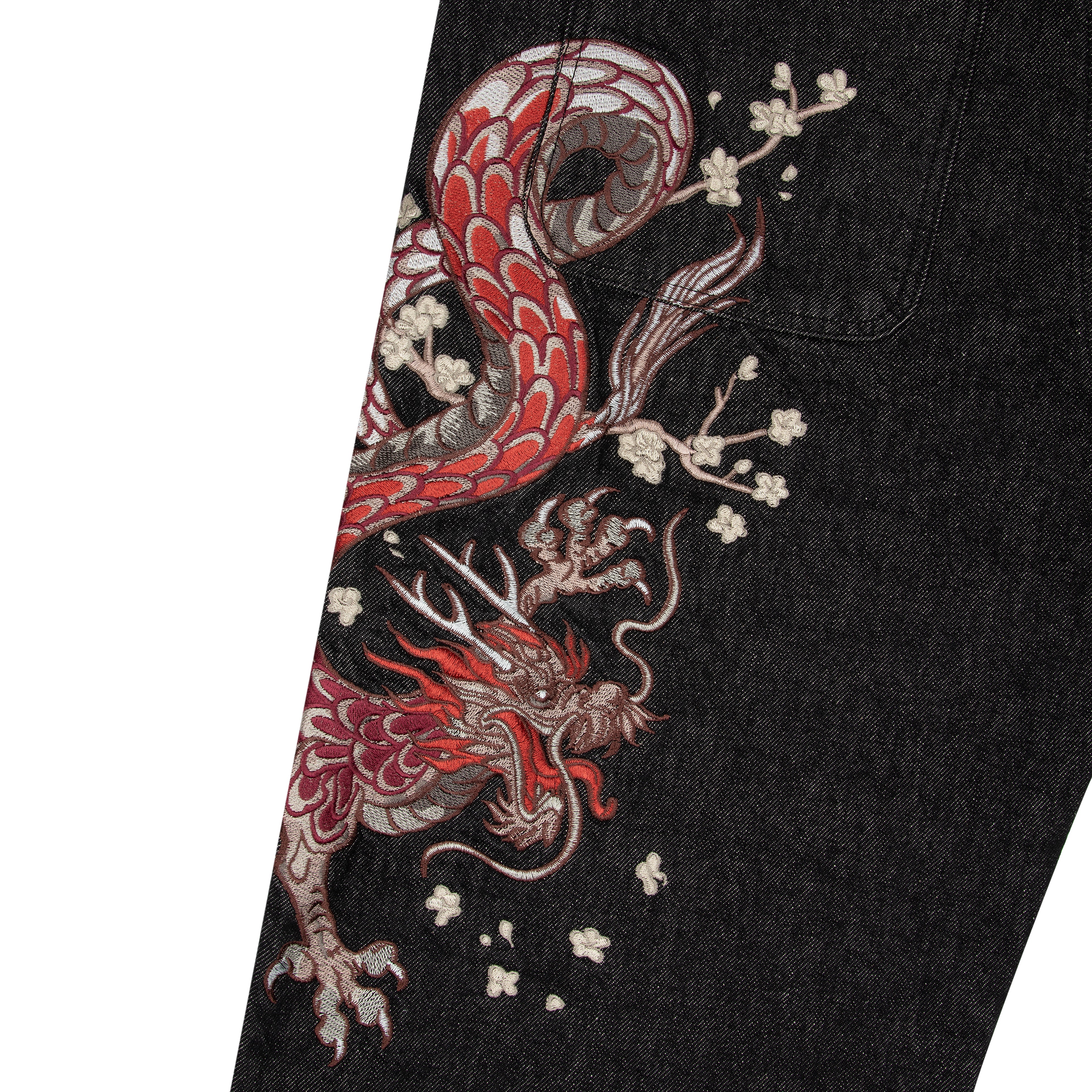 "yakuza" raw Denim black 01 - Image 7