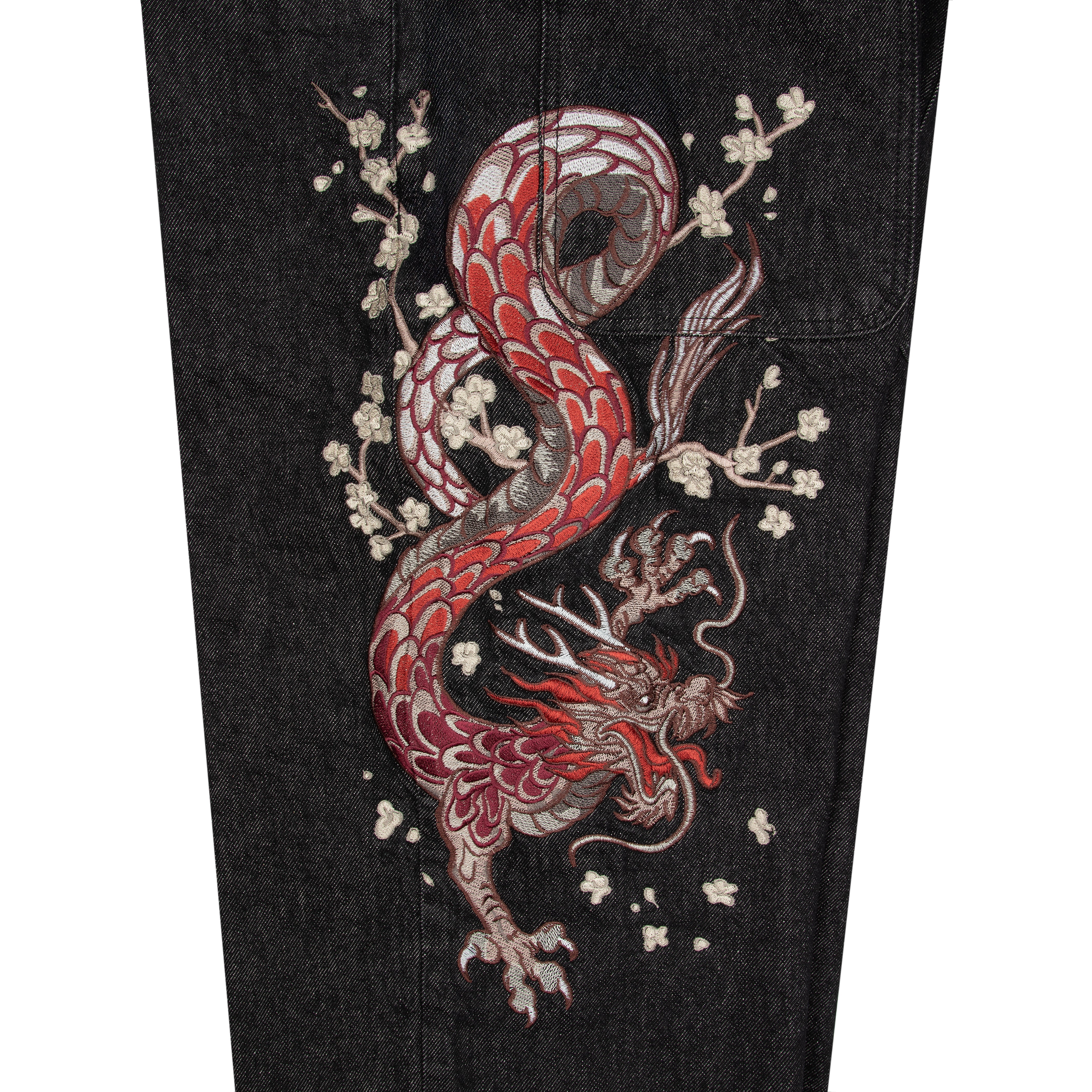 "yakuza" raw Denim black 01 - Image 8