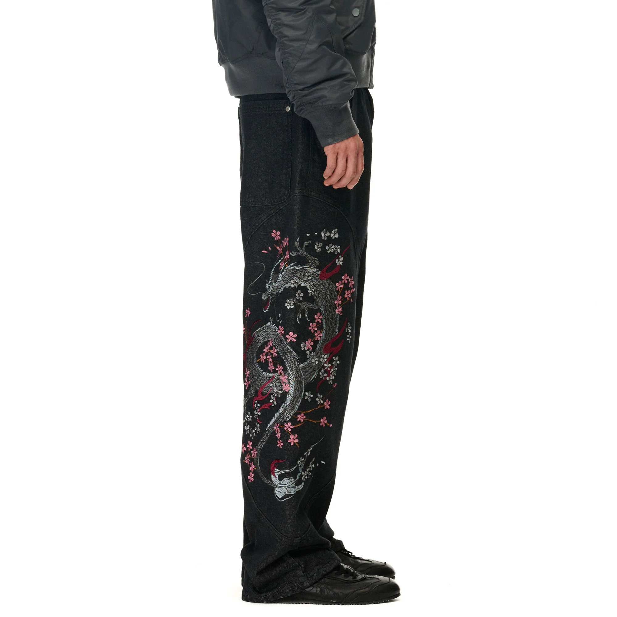 "yakuza" raw Denim black 02 - Image 12