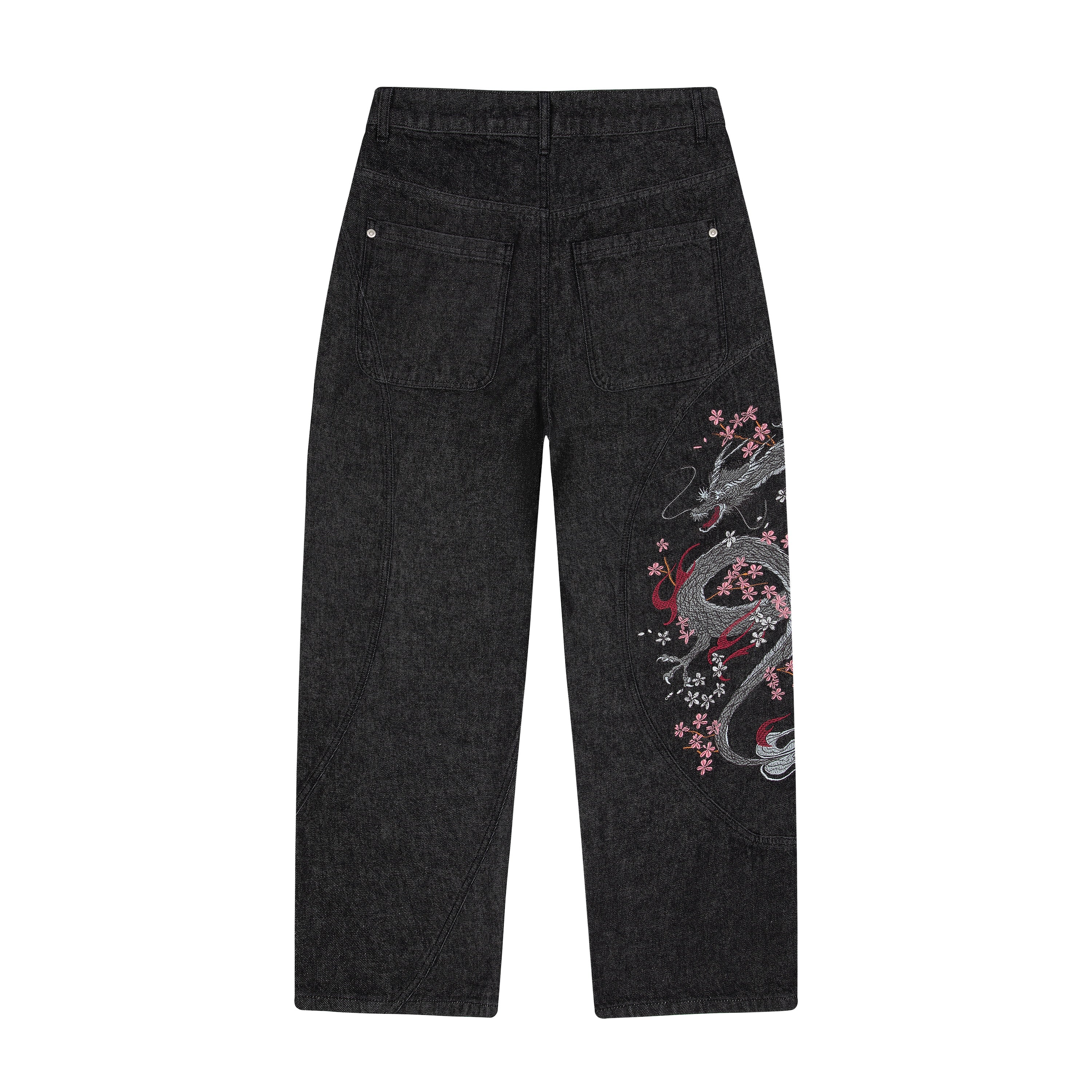 "yakuza" raw Denim black 02 - Image 2